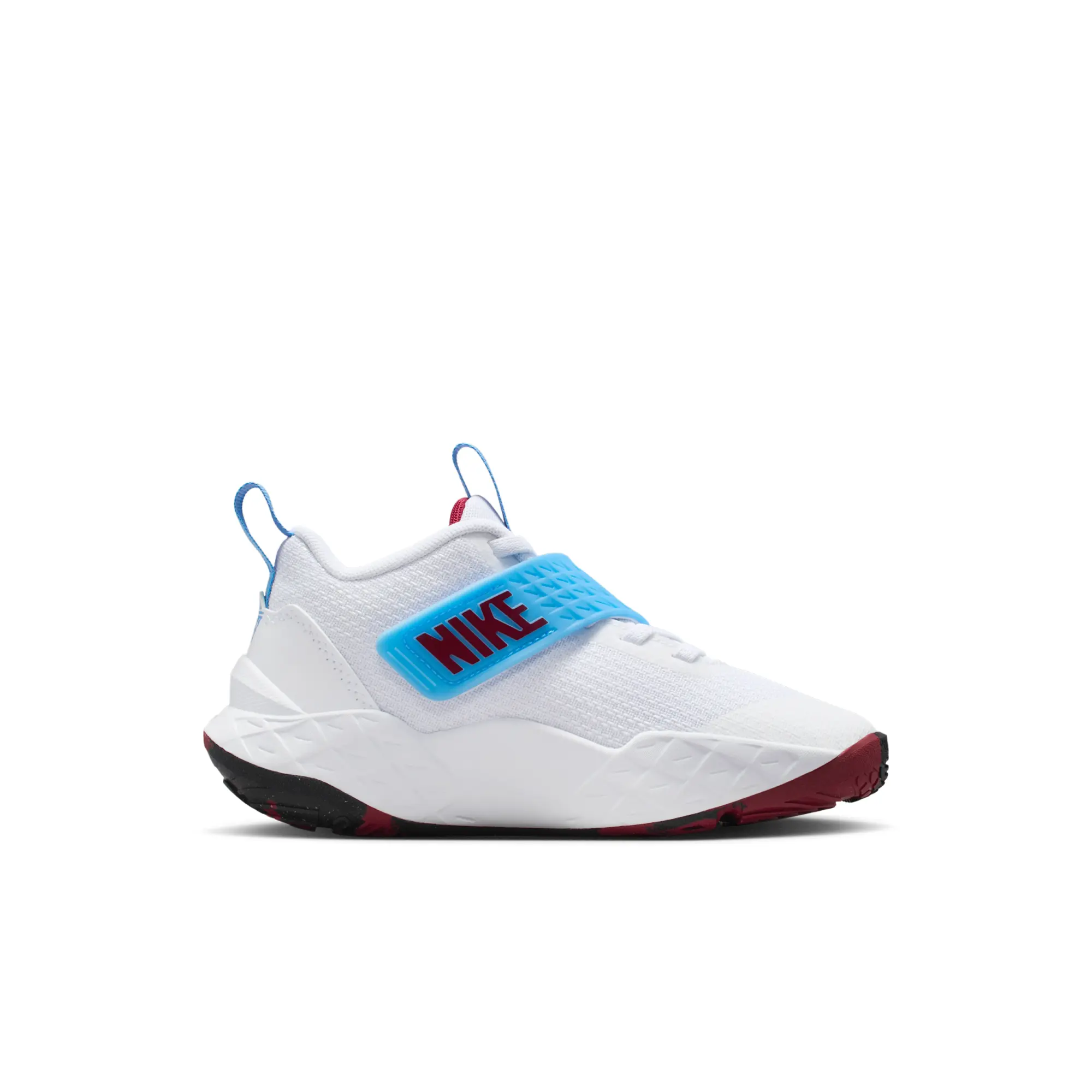 Nike Team Hustle D 12 Younger Kids' Shoes - White