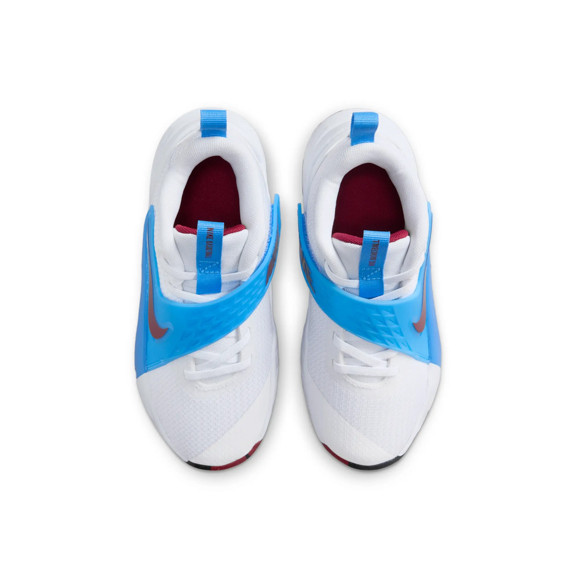 Nike Team Hustle D 12 Younger Kids' Shoes - White