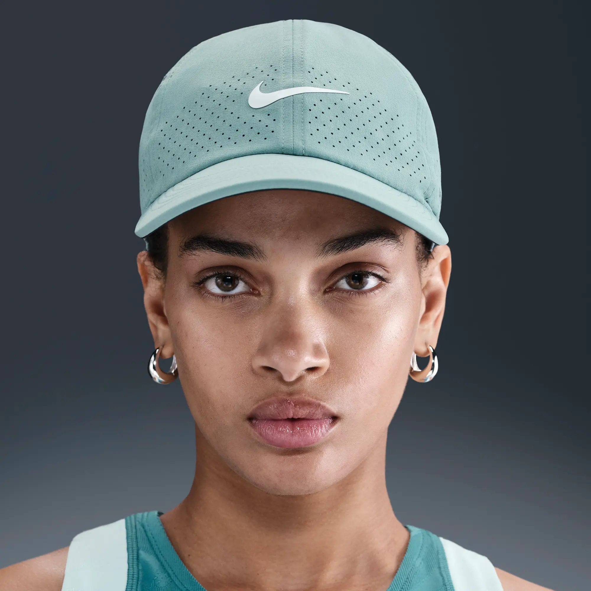 Nike Dri-FIT ADV Club Unstructured Tennis Cap - Green - Polyester/Elastane