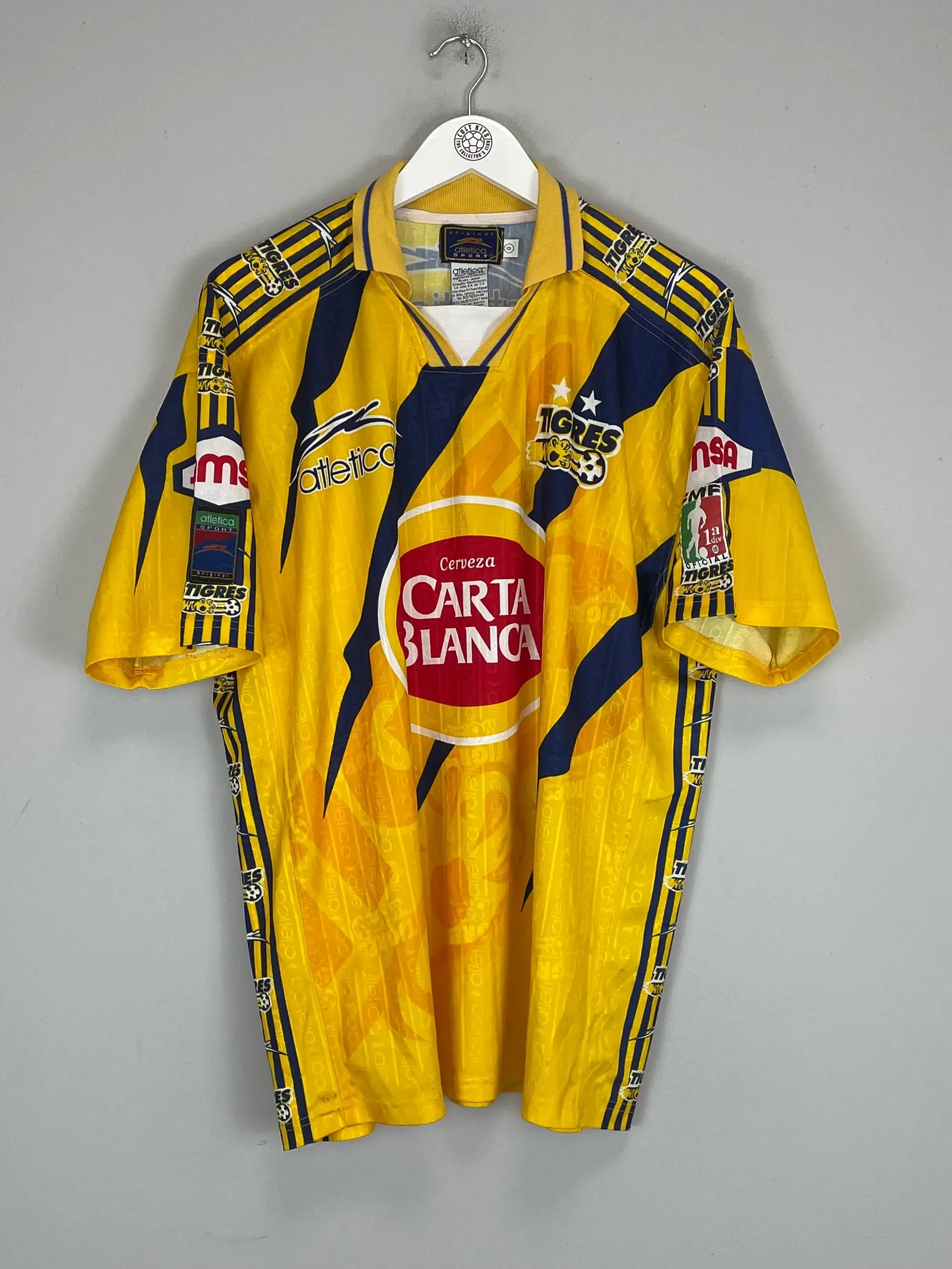 1997/98 TIGRES HOME SHIRT (L) ATLETICA | Cult Kits