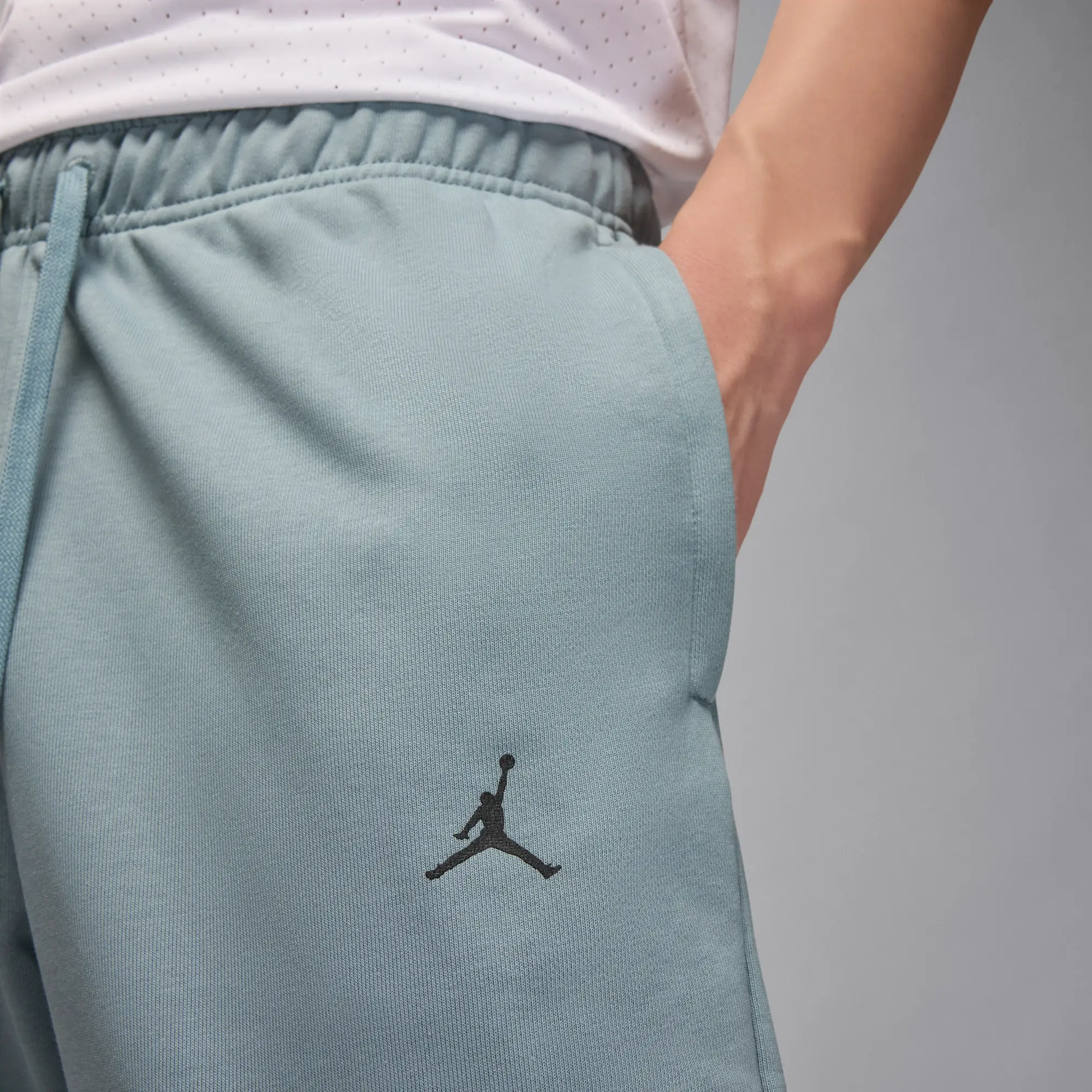 Nike Jordan Sport Crossover Men's Dri-FIT Fleece Trousers - Grey - Cotton/Polyester