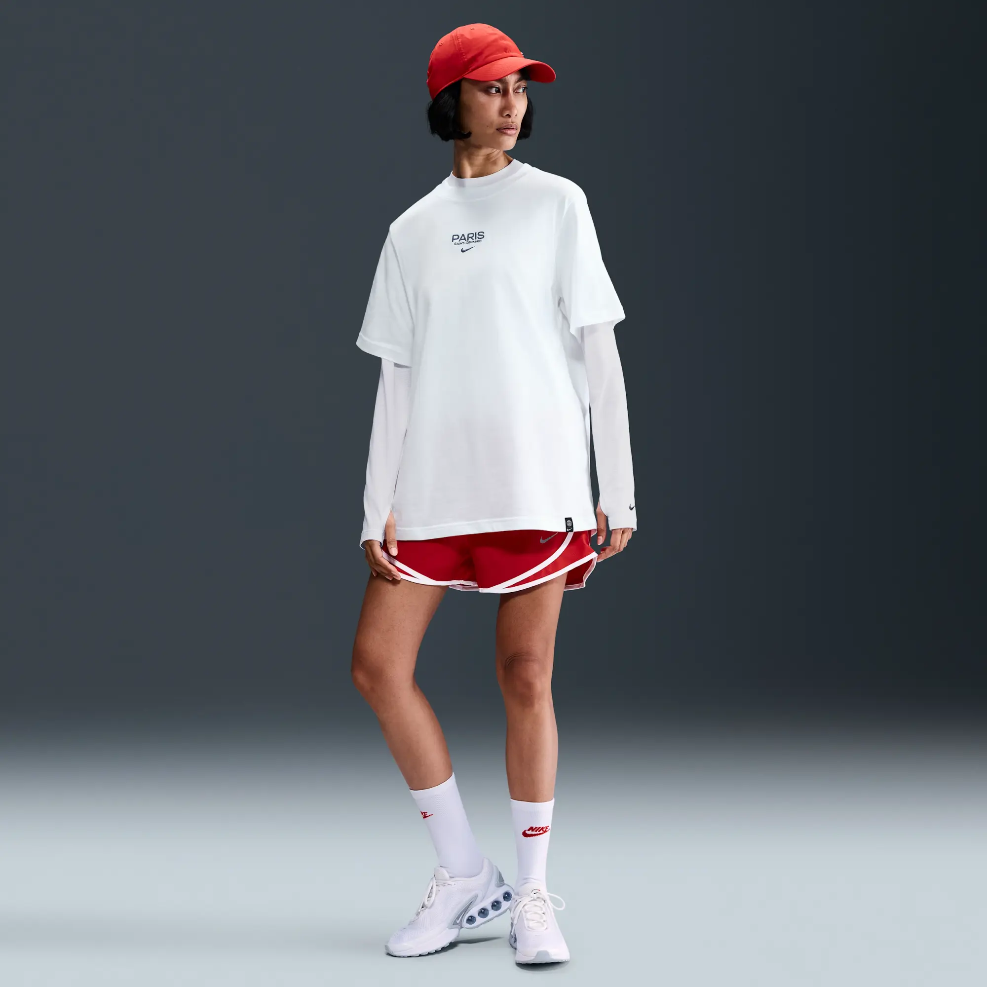 Paris Saint-Germain Premium Women's Nike Football T-Shirt - White - Cotton