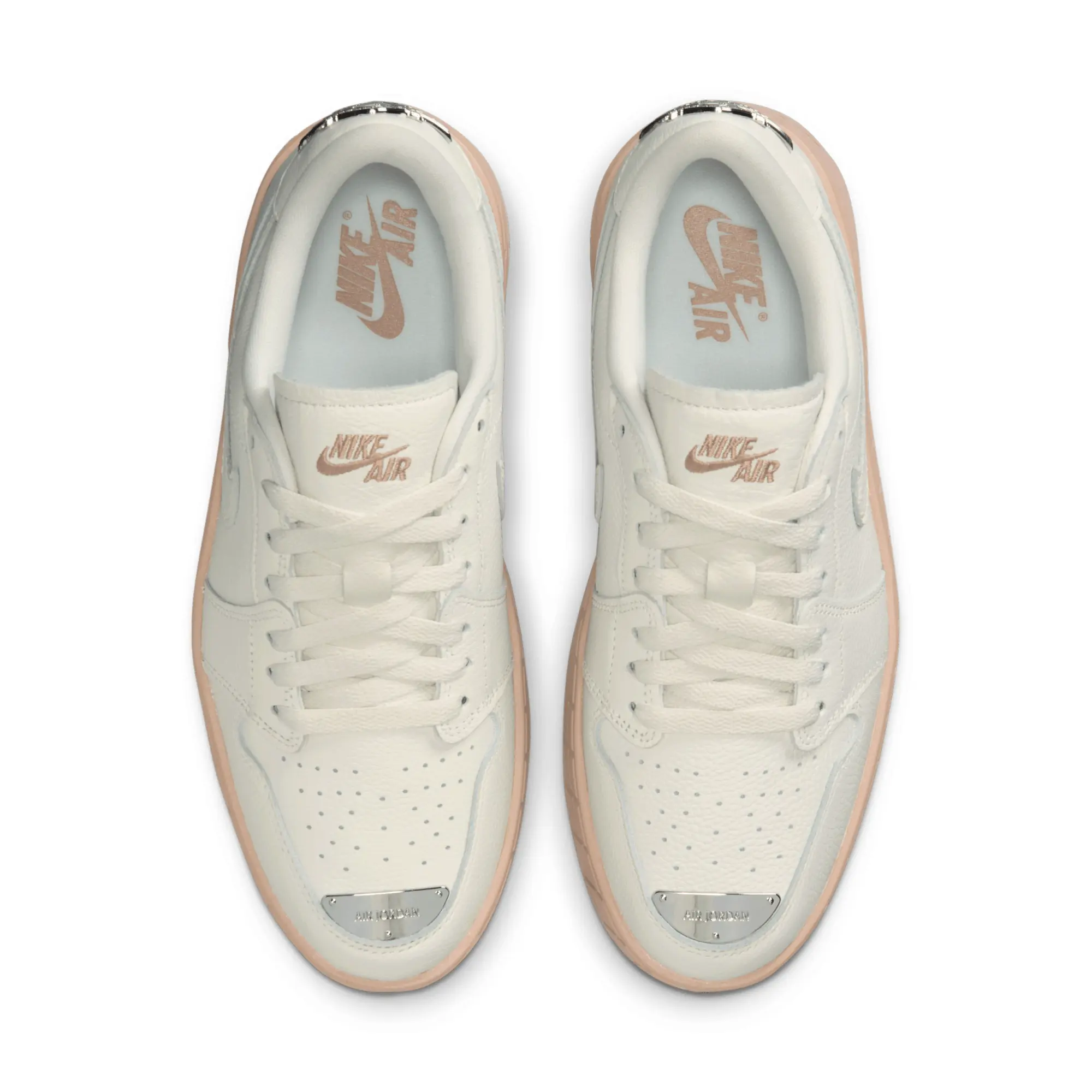 Nike Air Jordan 1 Brooklyn Low Women's Shoes - White