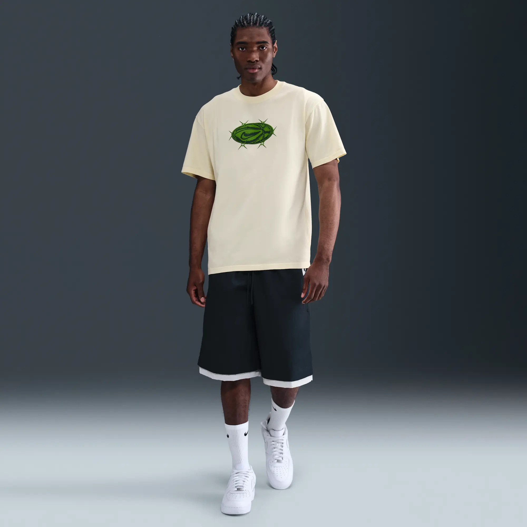 Nike Men's Max90 T-Shirt - White - Cotton