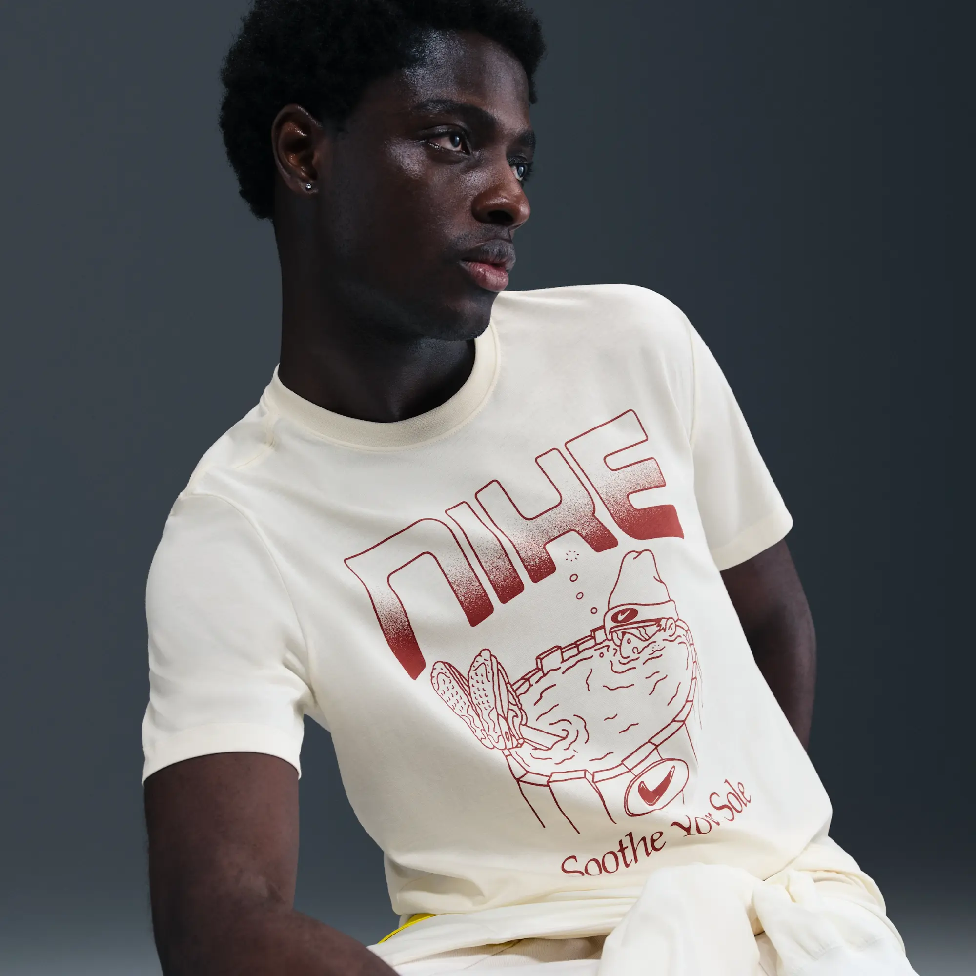 Nike Sportswear T-Shirt - Brown - Cotton