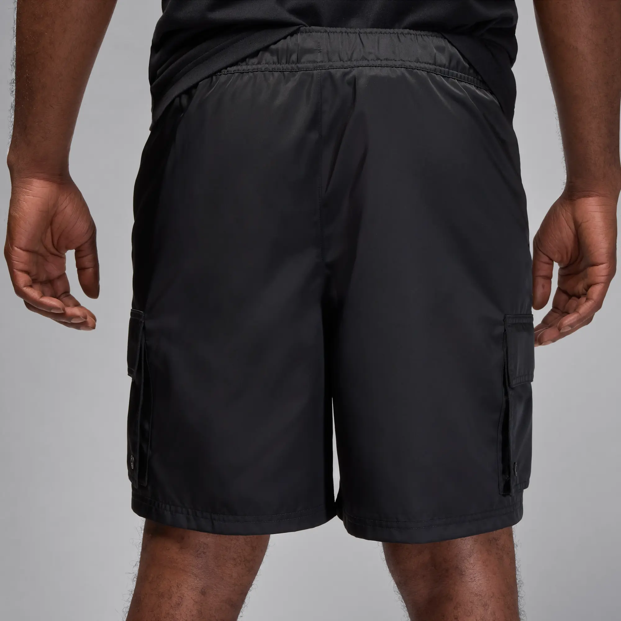 Nike Jordan Brooklyn Men's Cargo Shorts - Black - Polyester