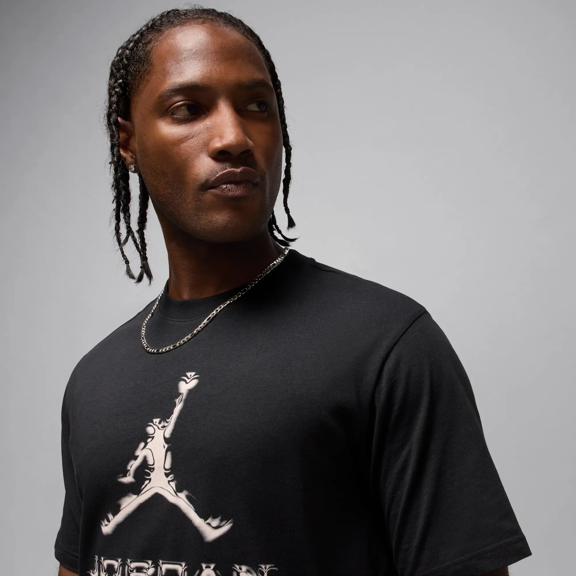Nike Jordan Sport Men's Dri-FIT T-Shirt - Black - Cotton