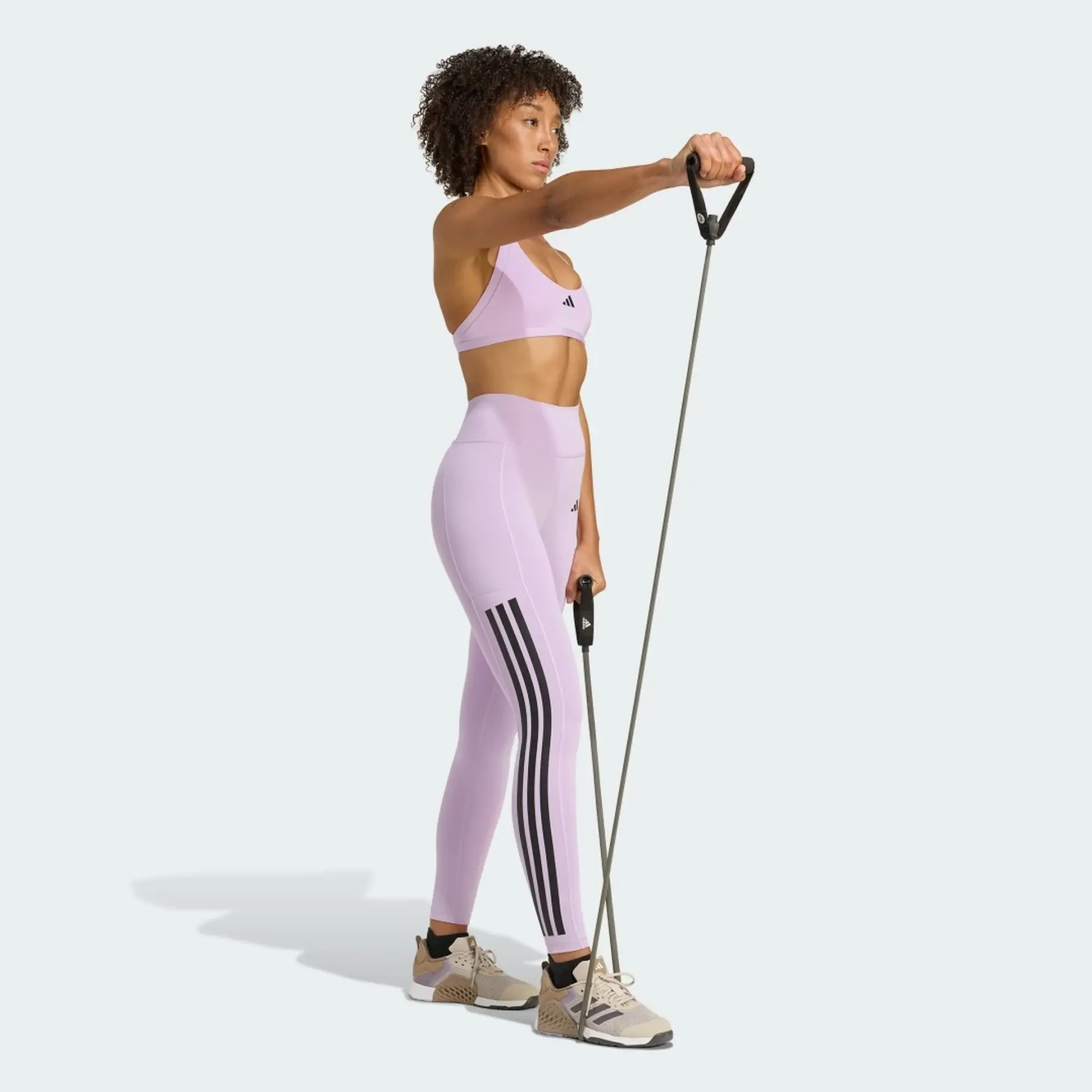 adidas Optimé 3-Stripes Full Length Leggings
