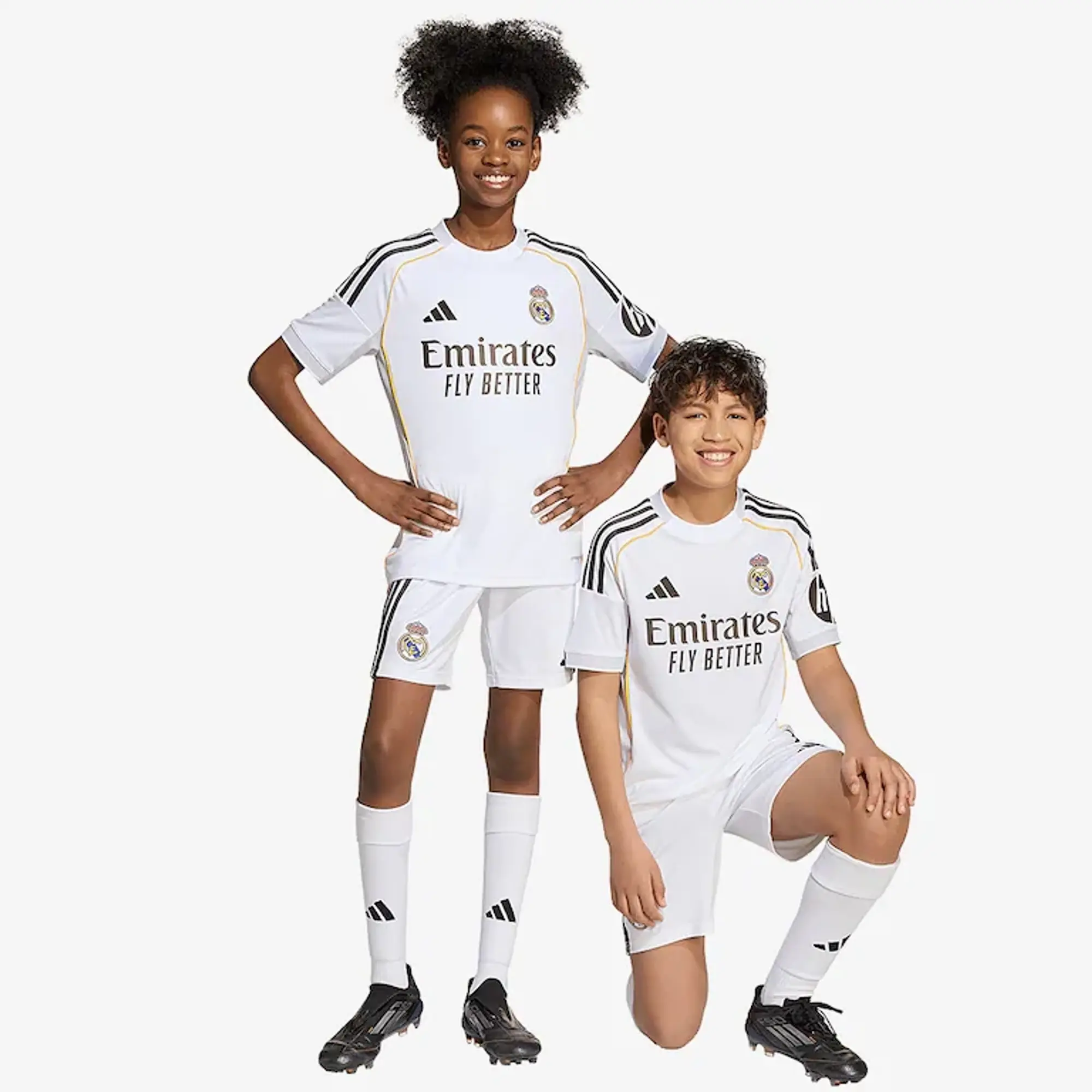 adidas Real Madrid 25 26 Kids Home Shorts