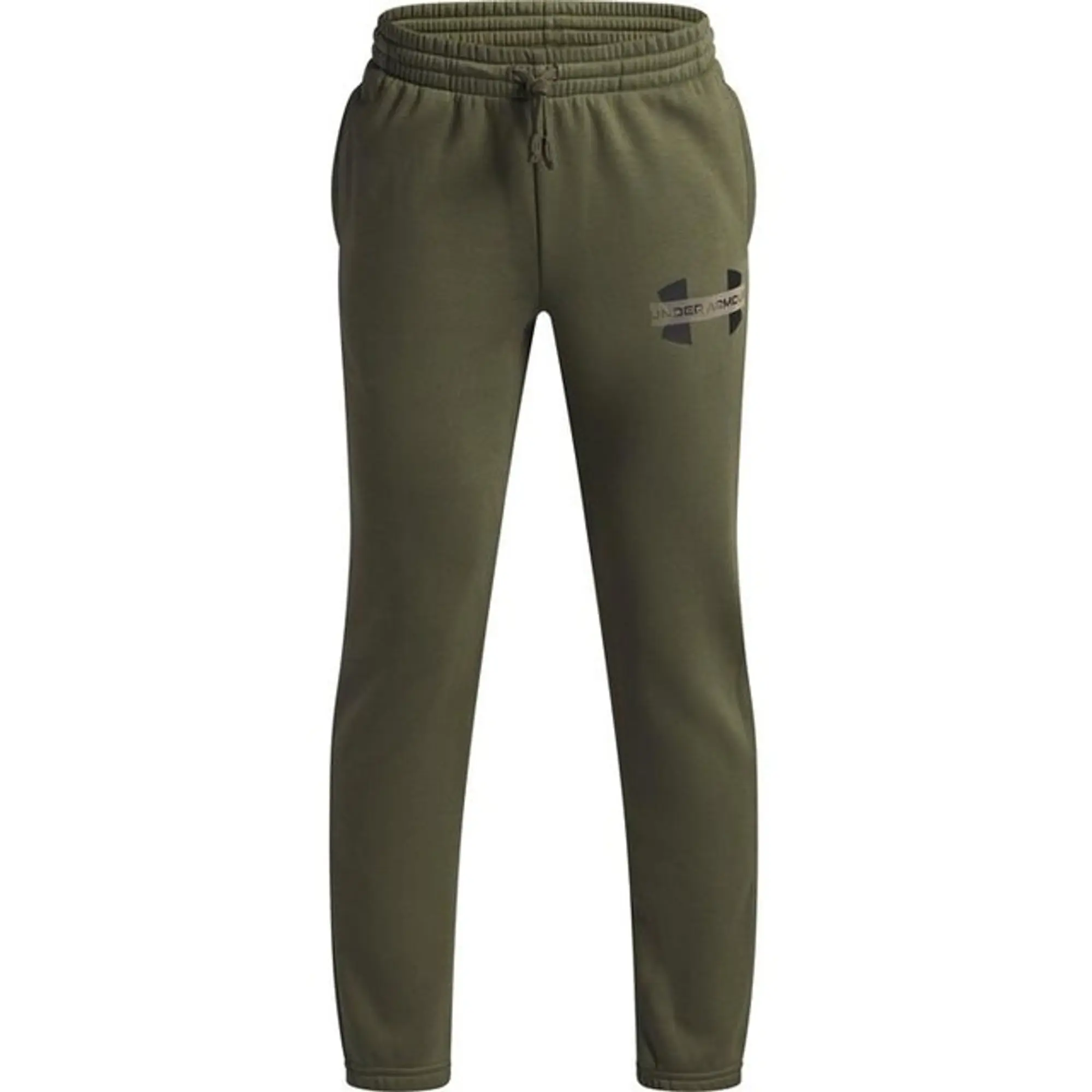 Under Armour  Rival Fleece Colorblock Graphic Boys' Joggers Marine OD Green / Timberwolf Taupe / Black YLG (59 - 63 in)