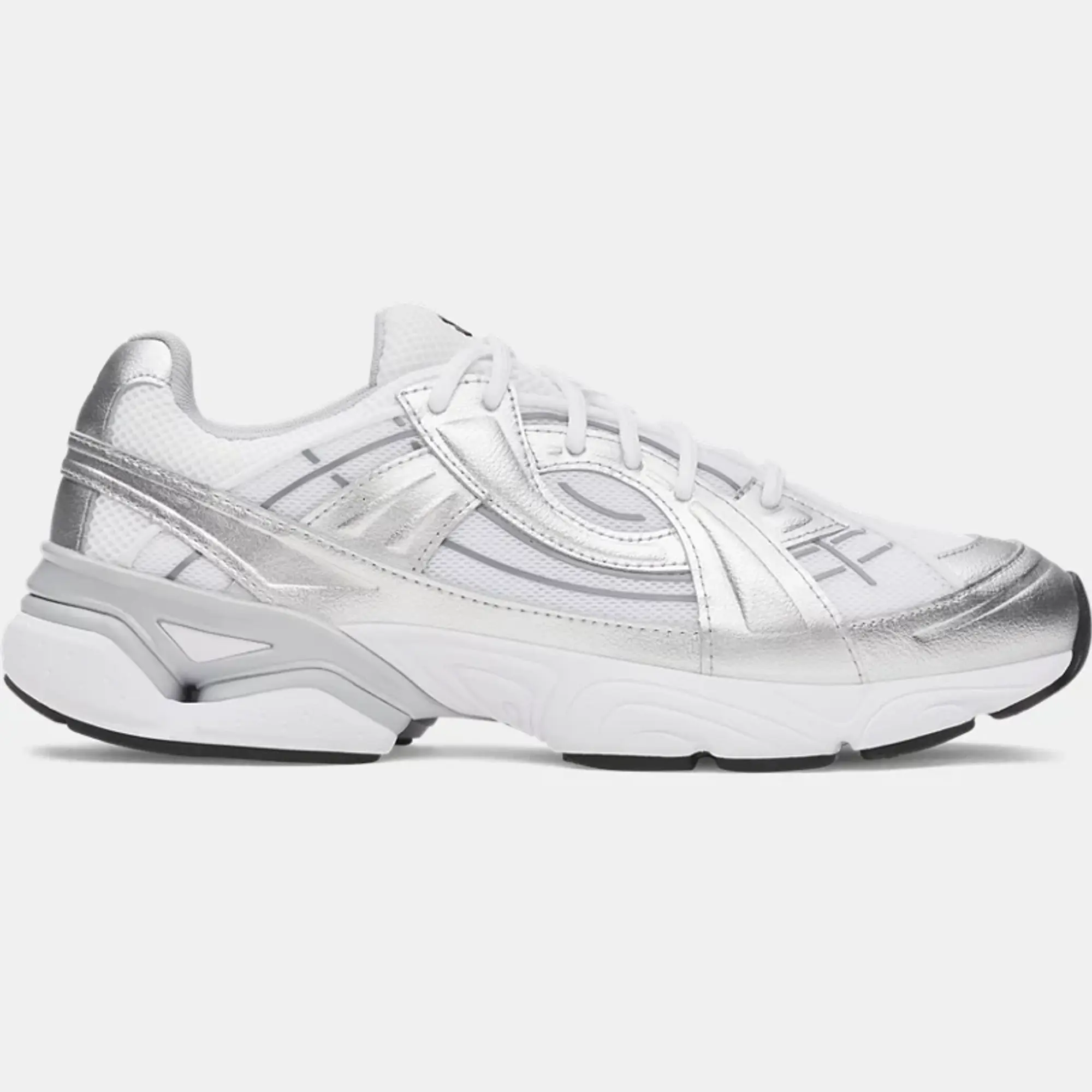 Under Armour  Sola Unisex Shoes White / Metallic Silver / Galaxy Black 9