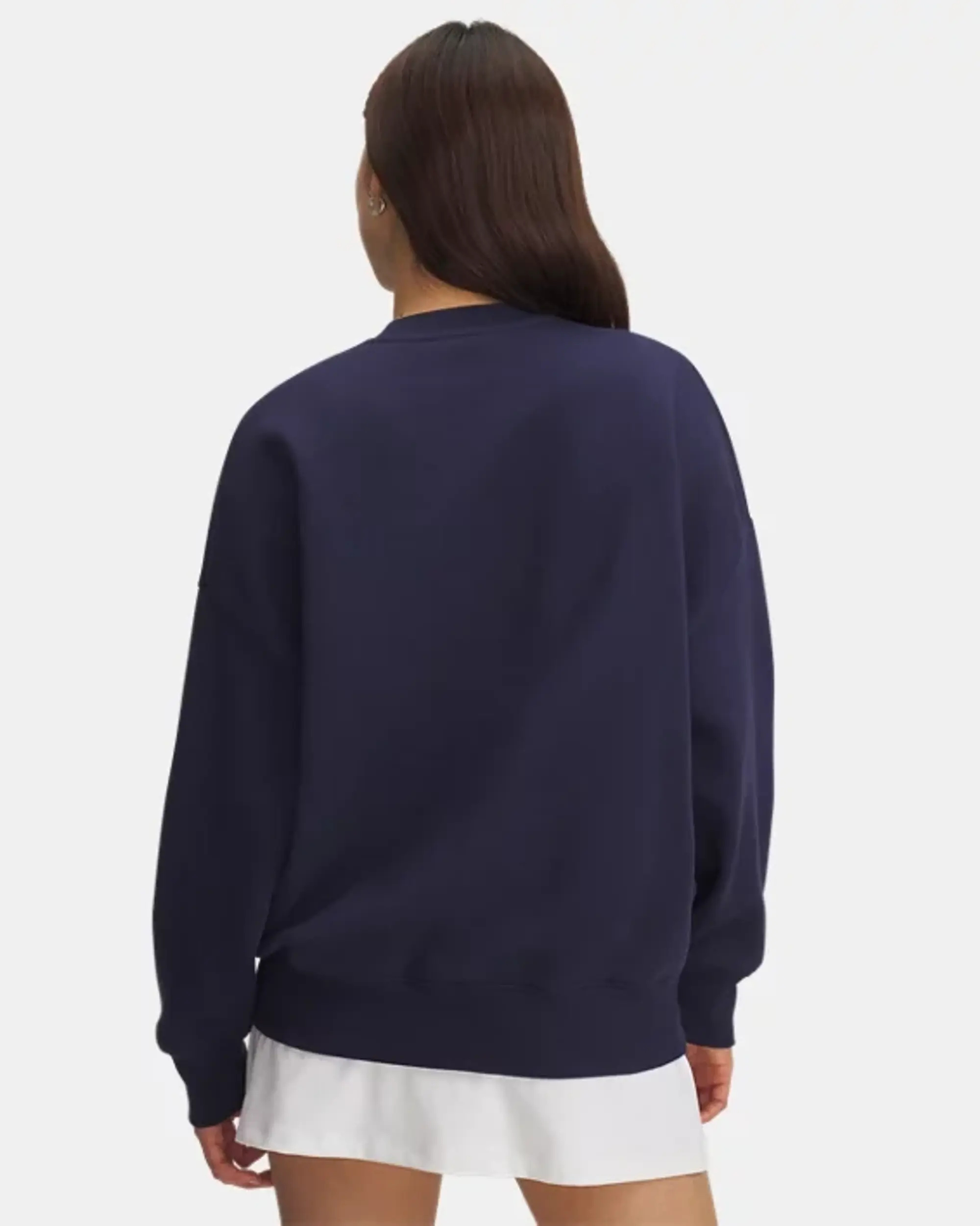 Under Armour  Rival Fleece Varsity Women's Oversized Crew Midnight Navy / Gold League L