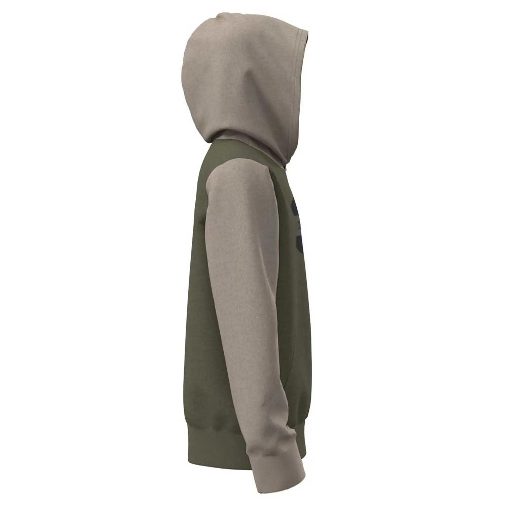 Under Armour  Rival Fleece Colorblock Graphic Boys' Hoodie Marine OD Green / Timberwolf Taupe / Black YLG (59 - 63 in)