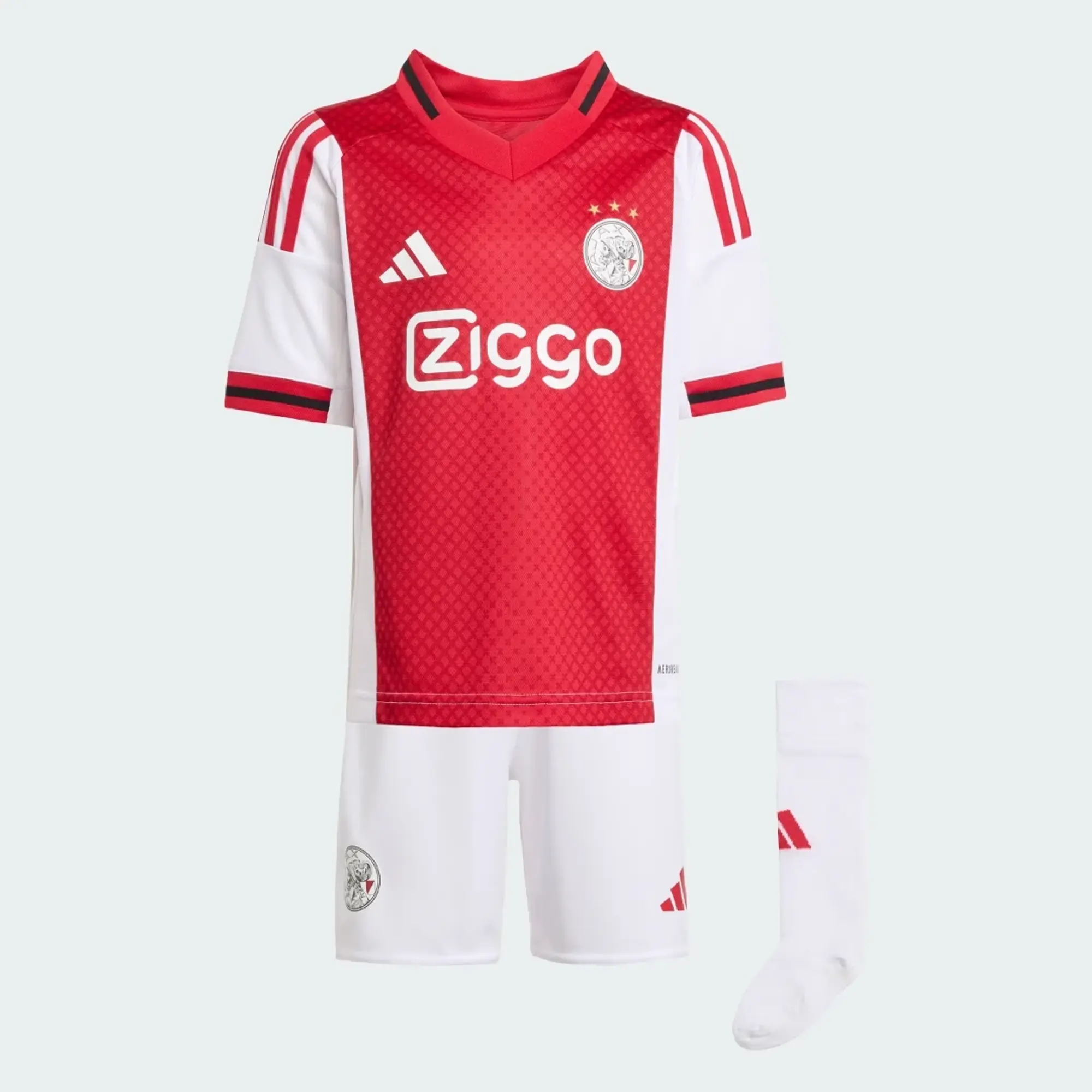 adidas Ajax Amsterdam 25/26 Home Mini Kit Kids