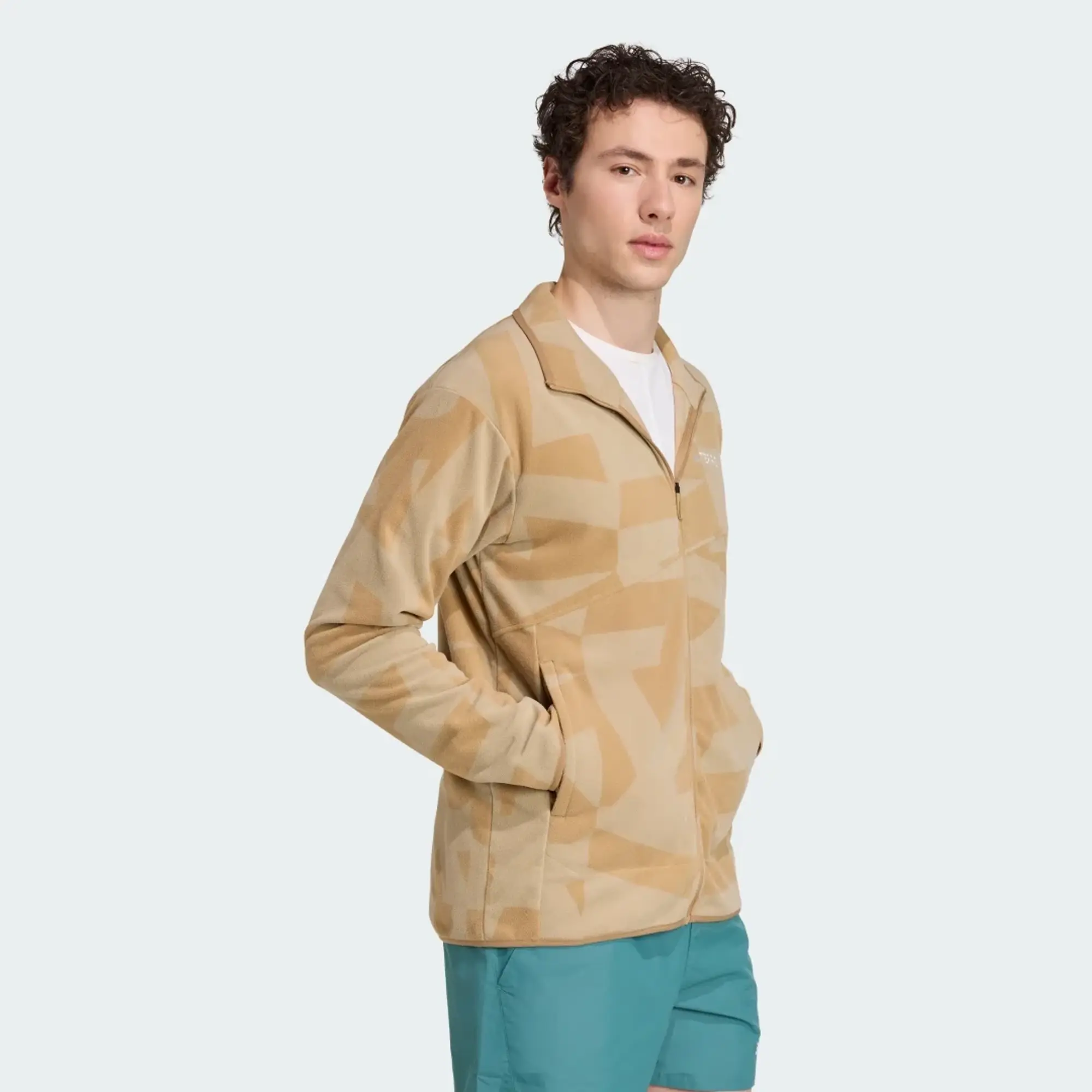 adidas Terrex Multi Printed Full-Zip Fleece Jacket