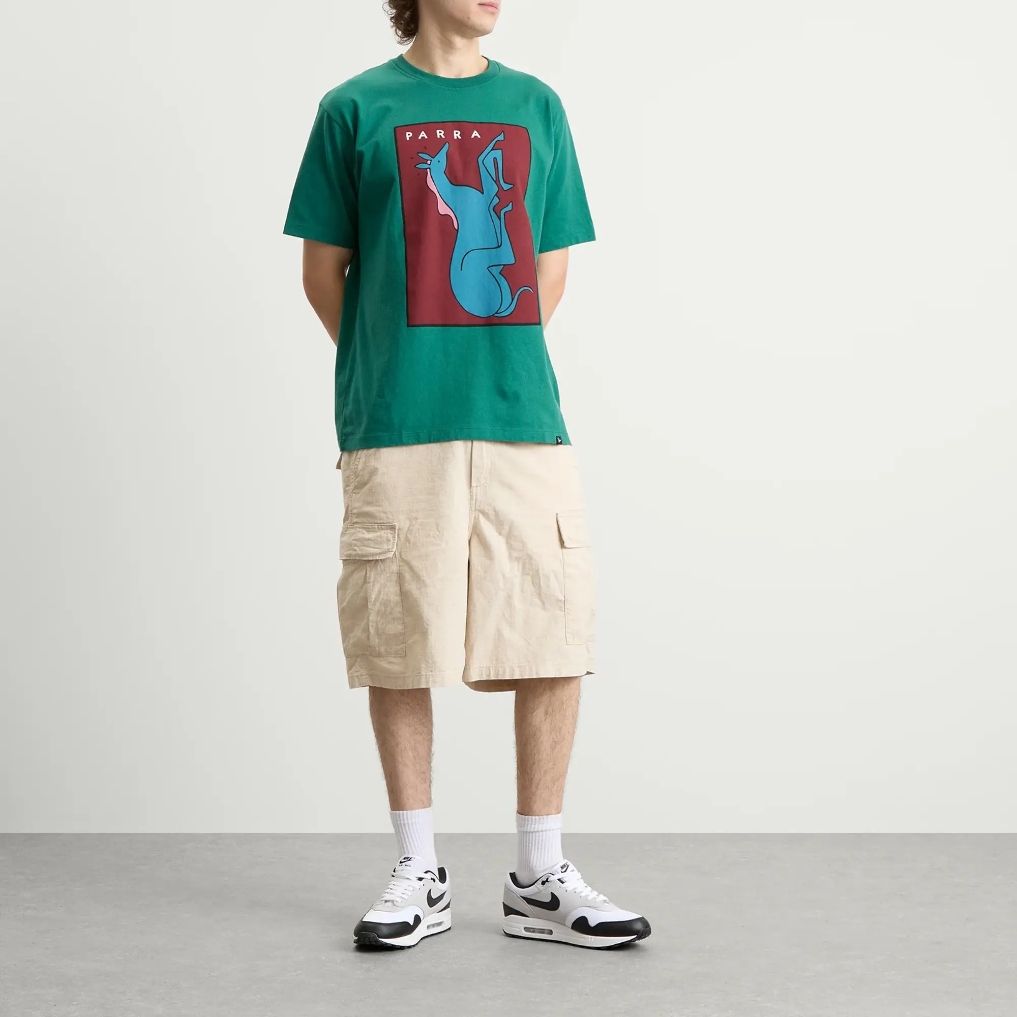 By Parra Men's Vertical Horse T-Shirt Green