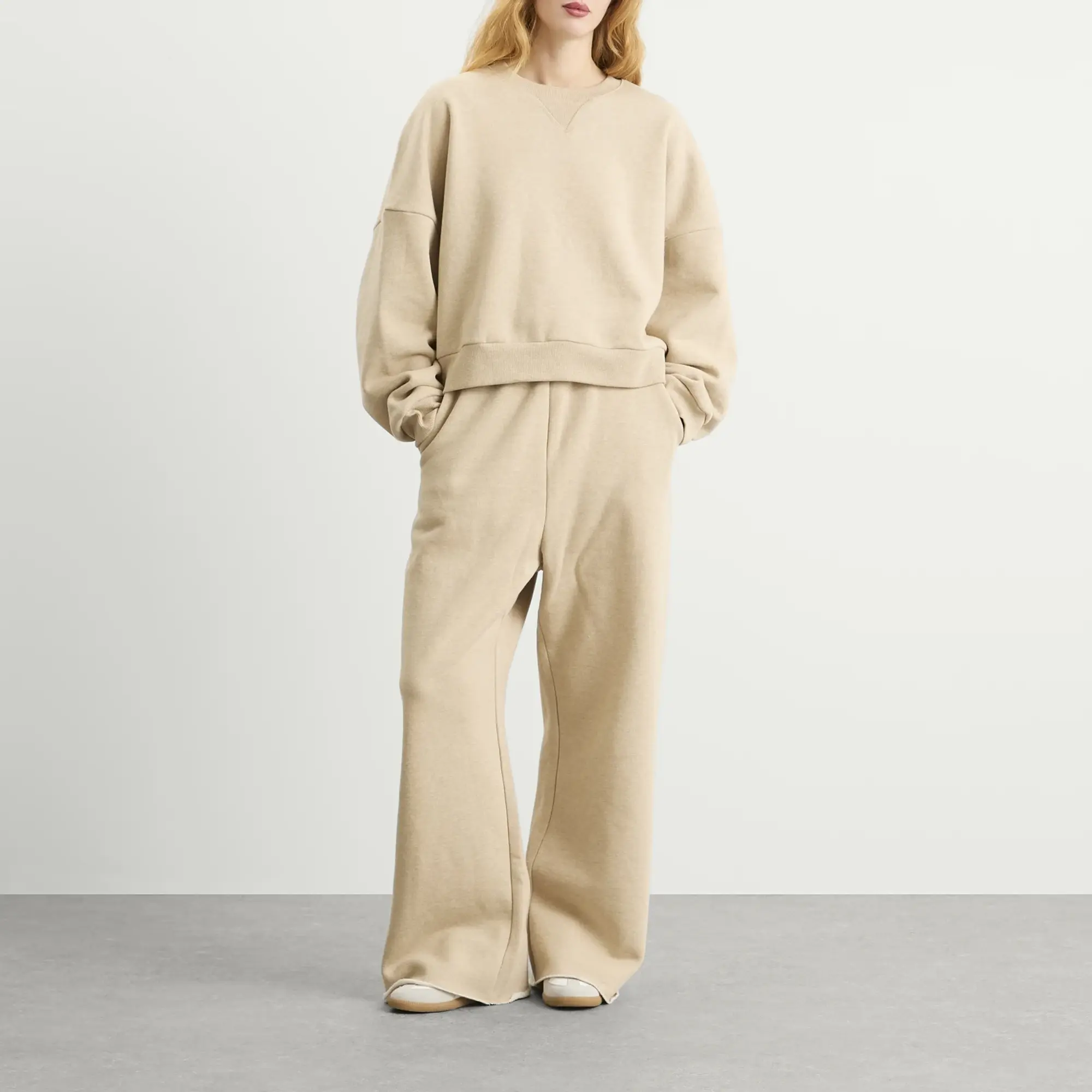 Entire Studios Women's Full Sweatpant Taupe