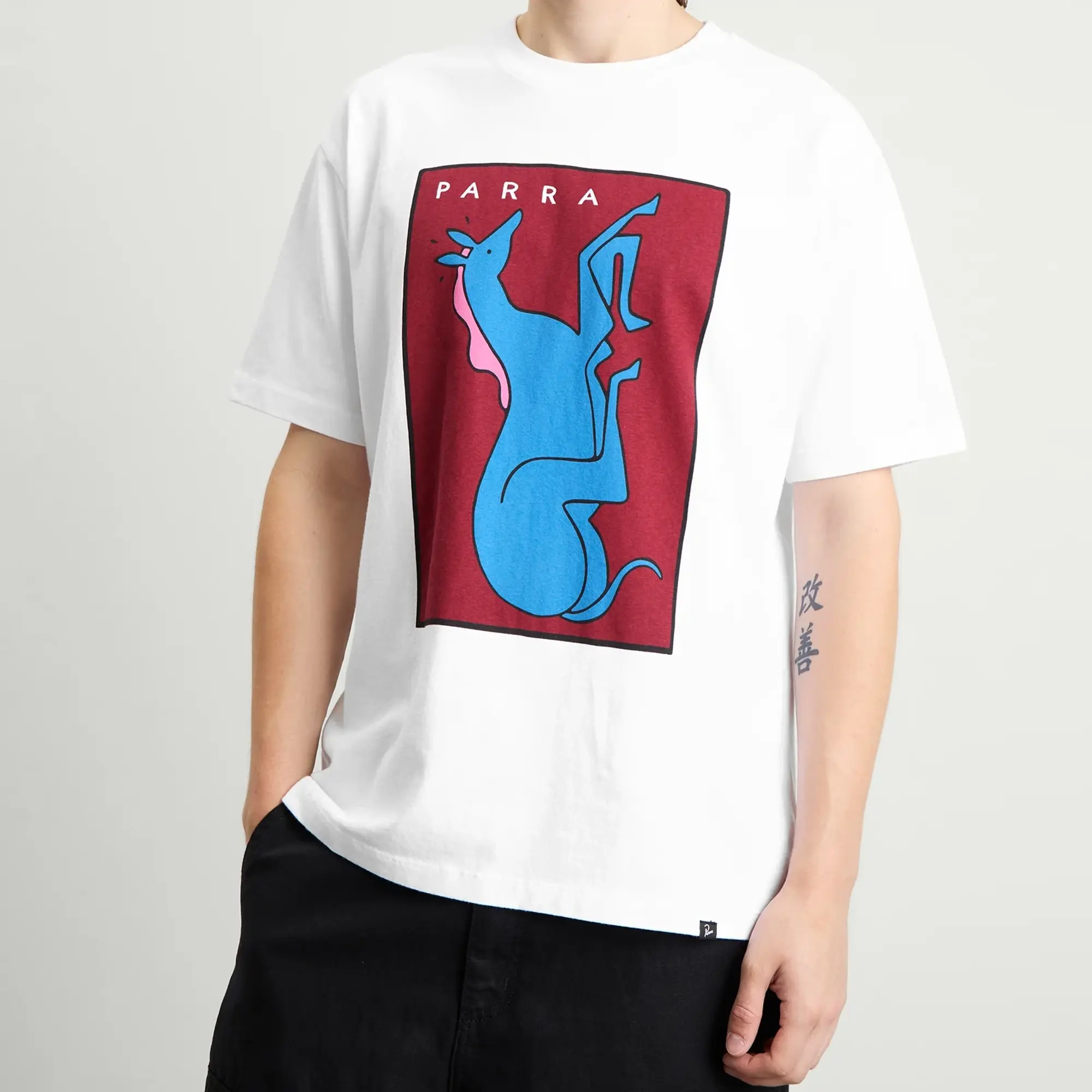 By Parra Men's Vertical Horse T-Shirt White
