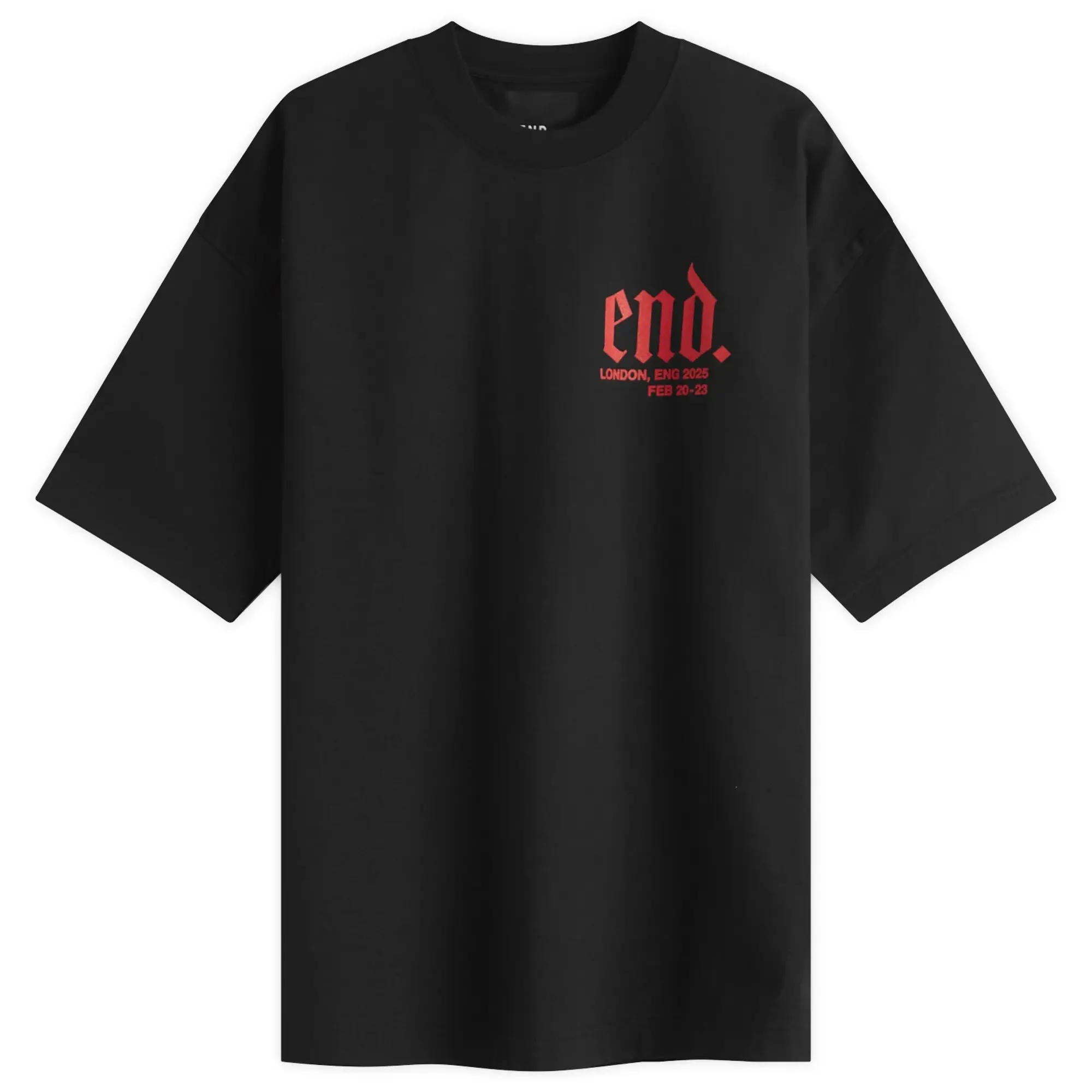 END. SS26 London Fashion Week T-Shirt Black