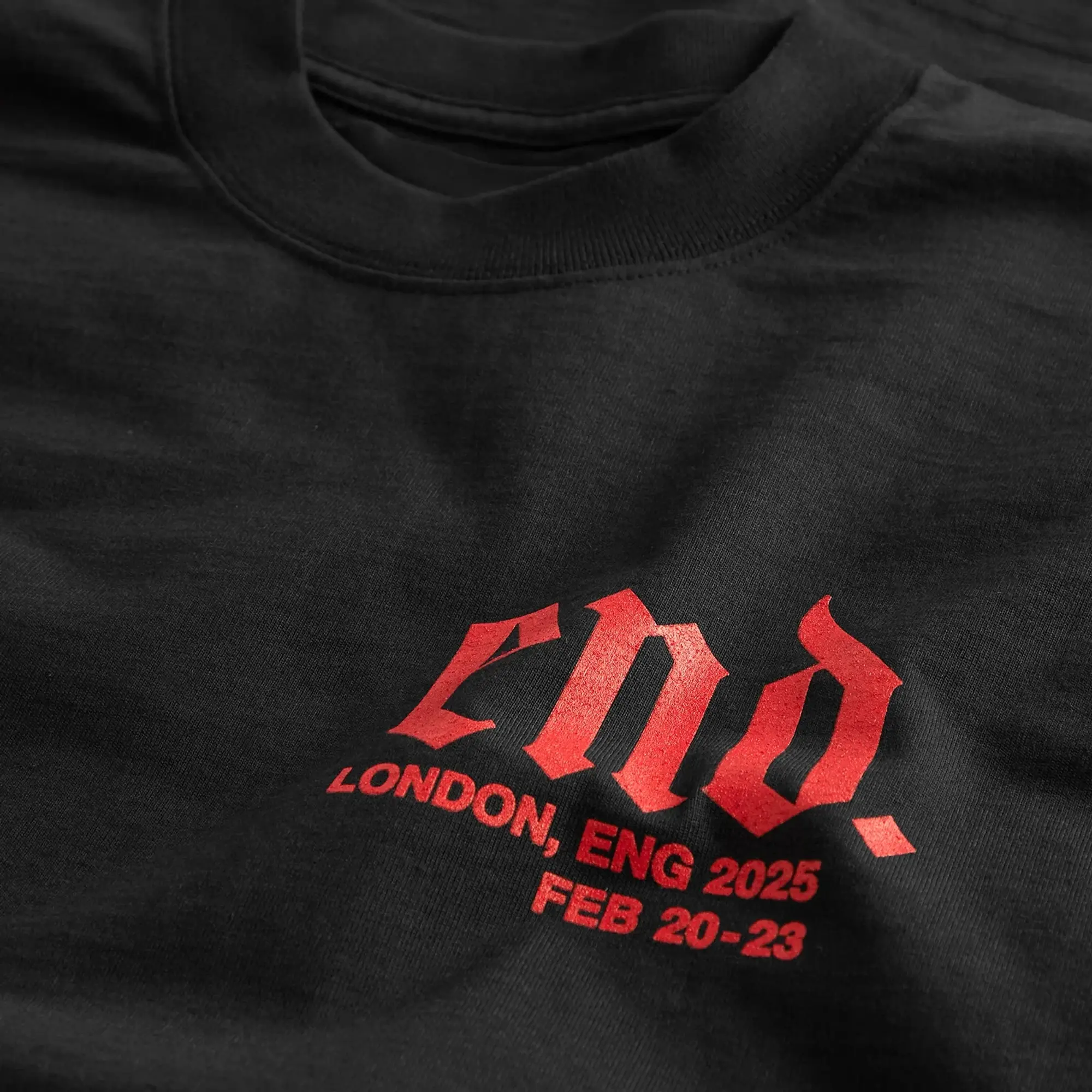 END. SS26 London Fashion Week T-Shirt Black