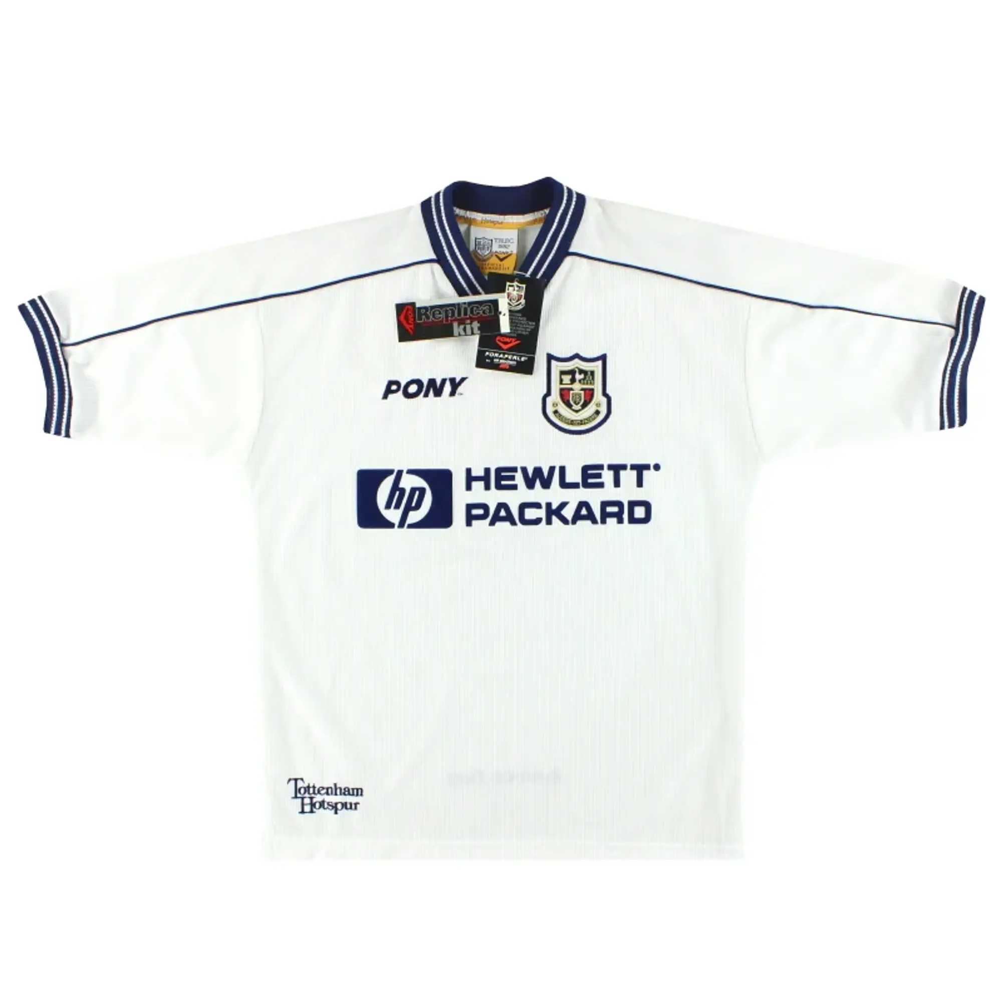 1997-99 Tottenham Pony Home Shirt *w/tags* S - Tottenham Hotspur / w/tags / Small