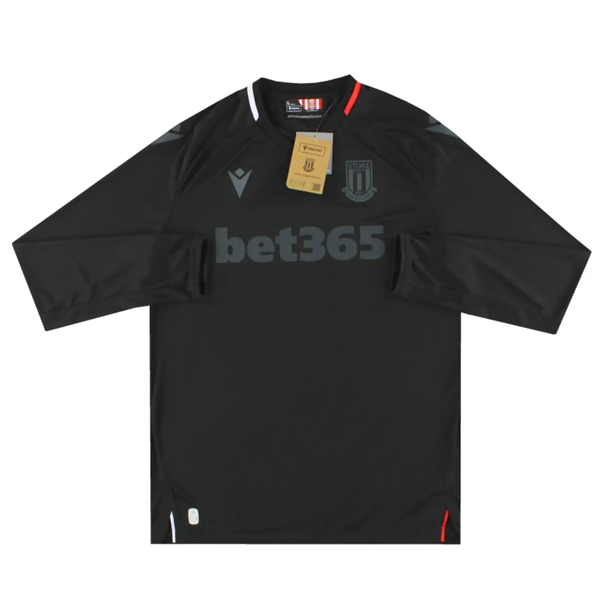 2024-25 Stoke City Macron Away Shirt L/S *BNIB* - Stoke City / BNIB / XL