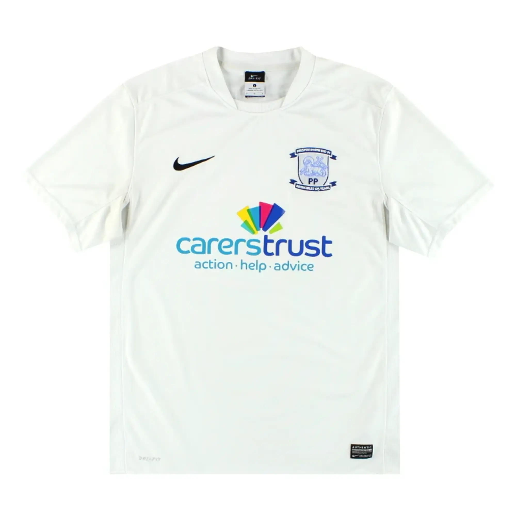 2013-14 Preston Nike Home Shirt L - Preston North End / Excellent / Large