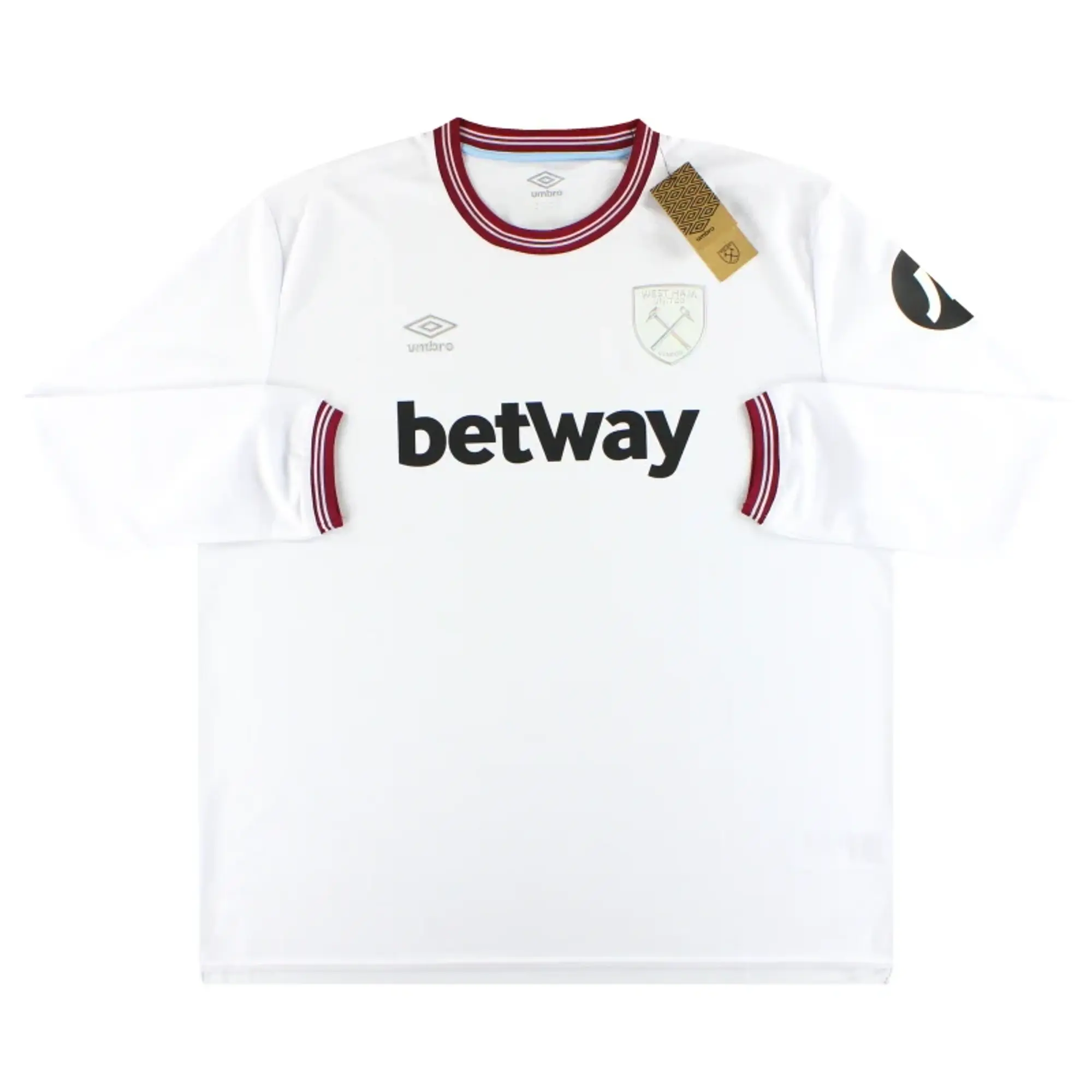 2023-24 West Ham Umbro Away Shirt L/S *w/tags* 4XL - West Ham / w/tags / 4XL