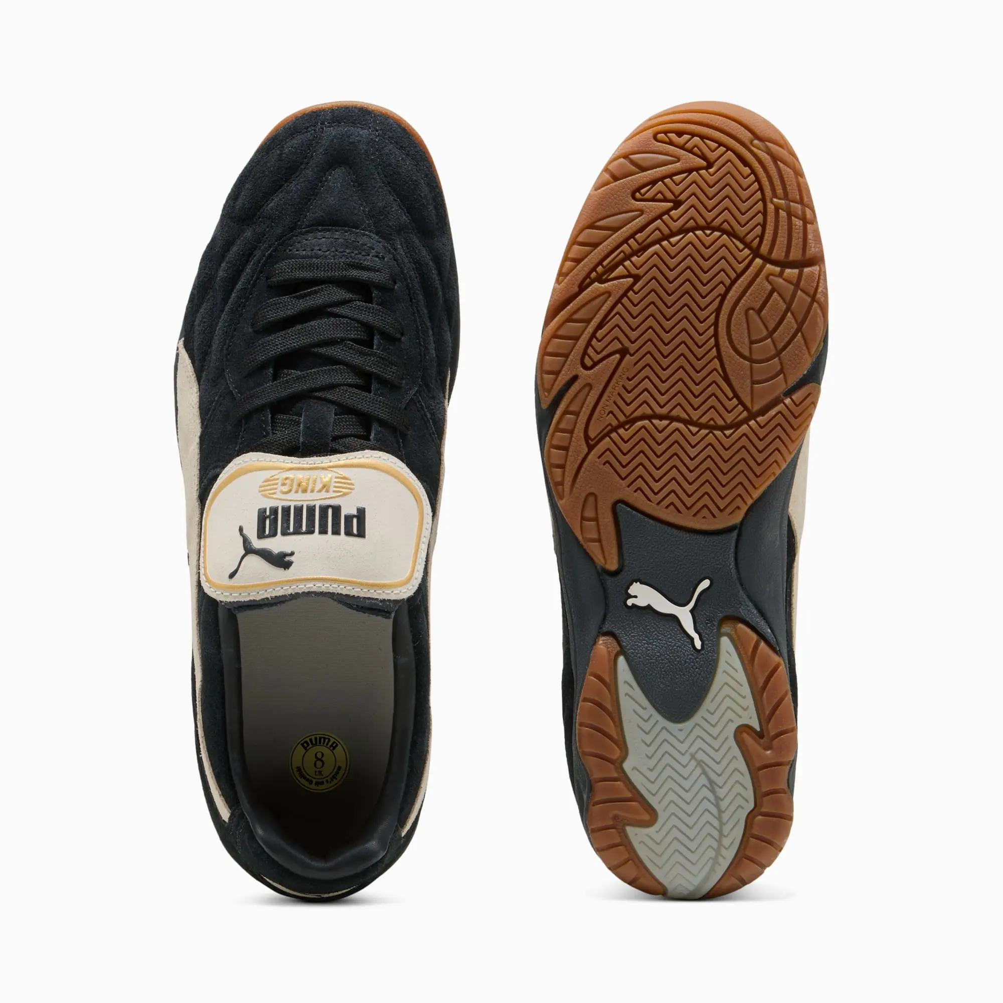 PUMA King Indoor The Neverworn VI Sneakers Unisex, Black/White, size 10