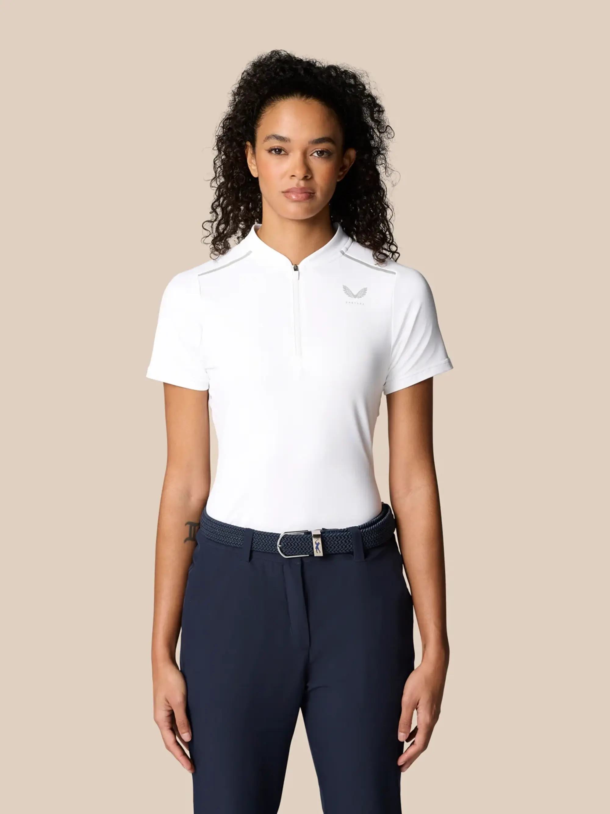 Castore Pinnacle Polo - White
