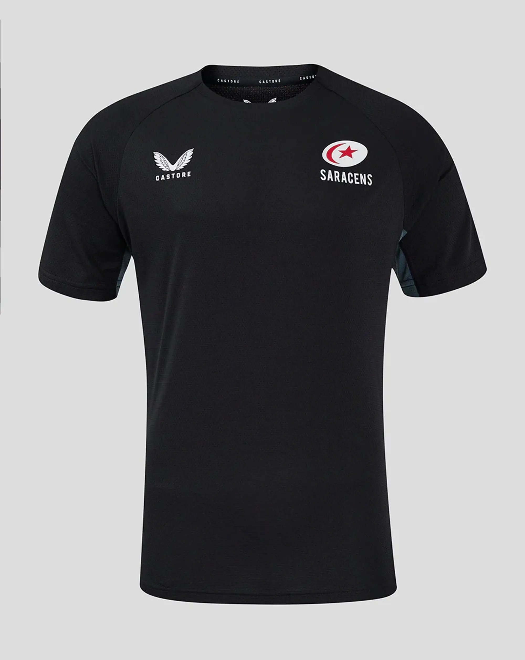 Castore Saracens Men's 24/25 Training Short Sleeve Tee - Black
