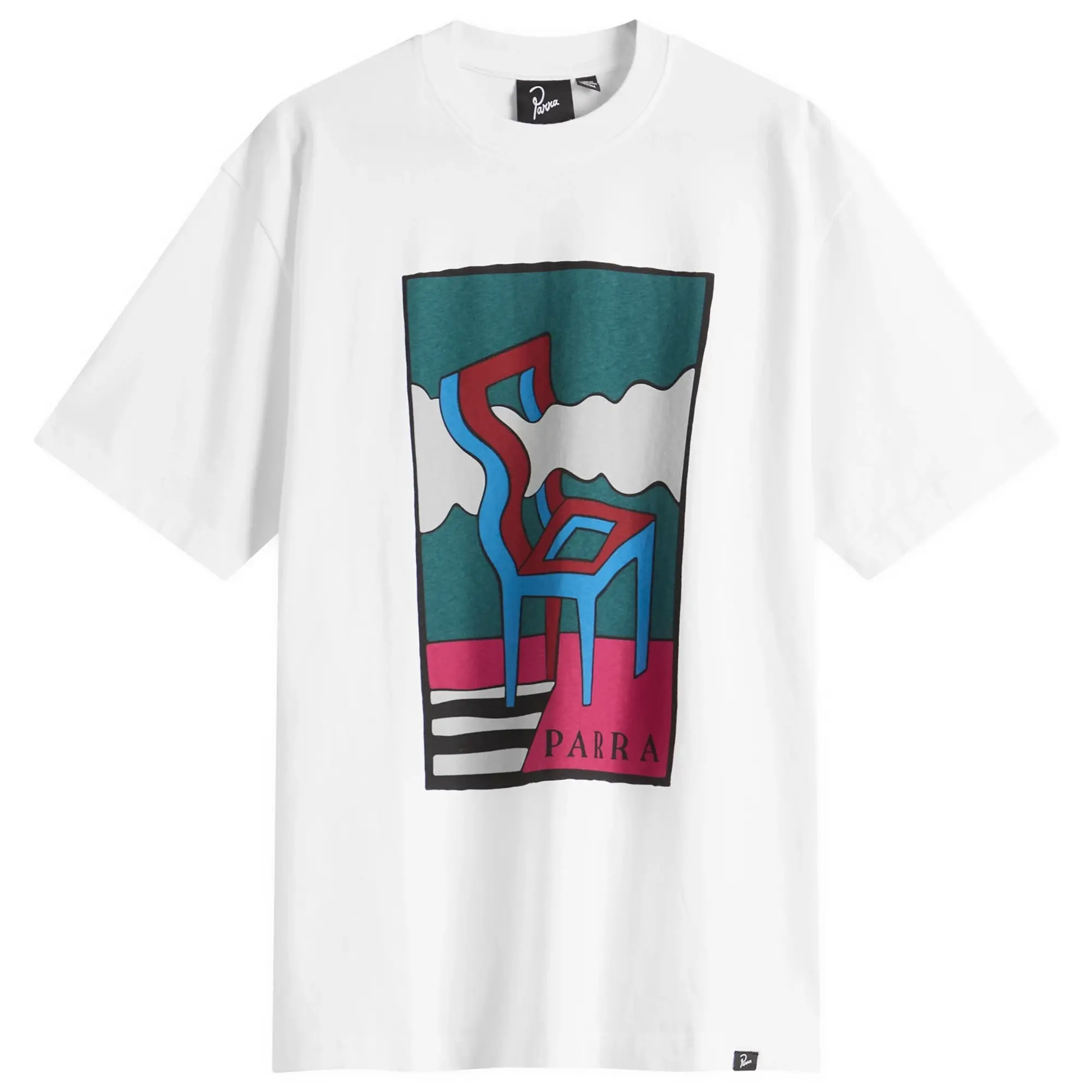 By Parra Men's Smoke Chair T-Shirt White