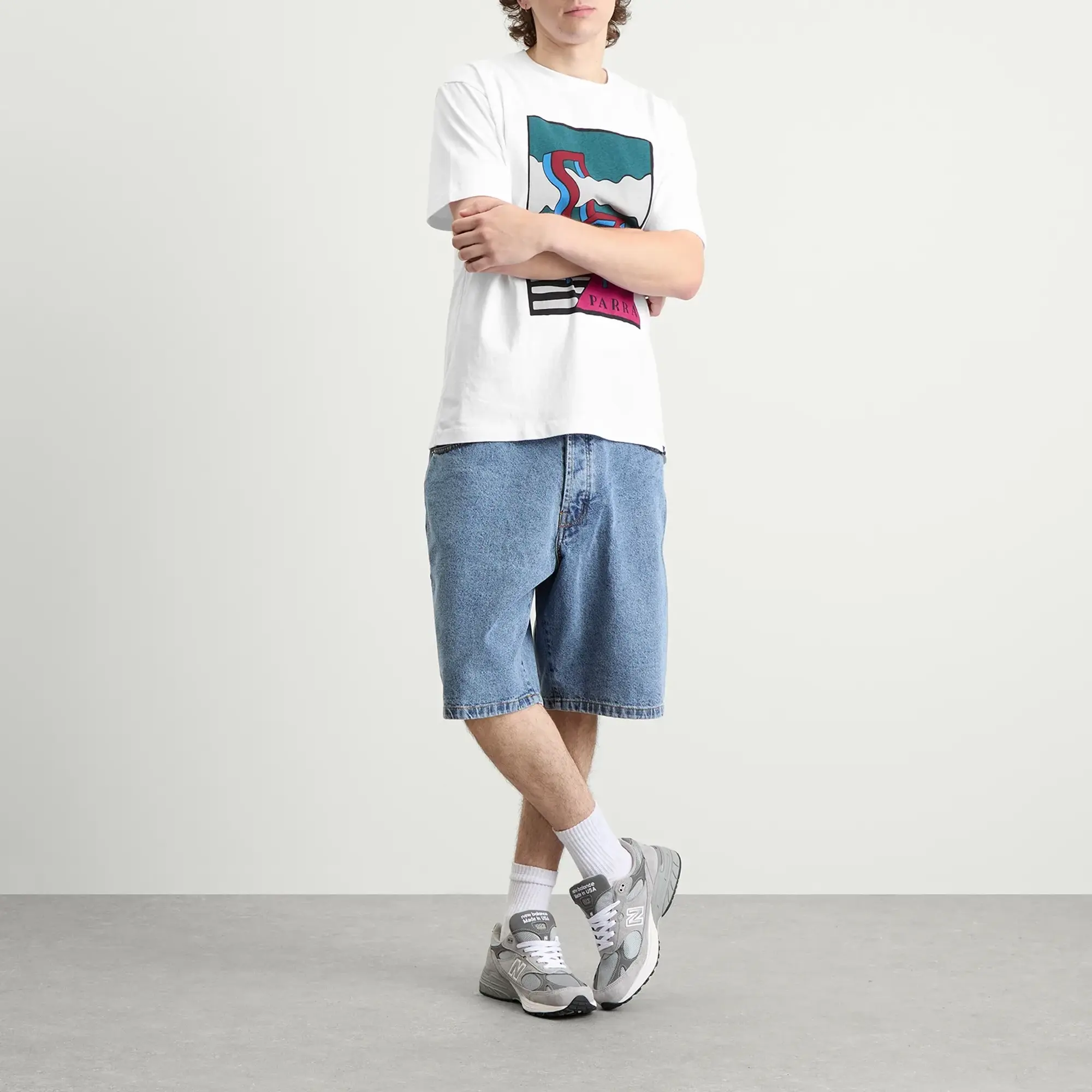 By Parra Men's Smoke Chair T-Shirt White