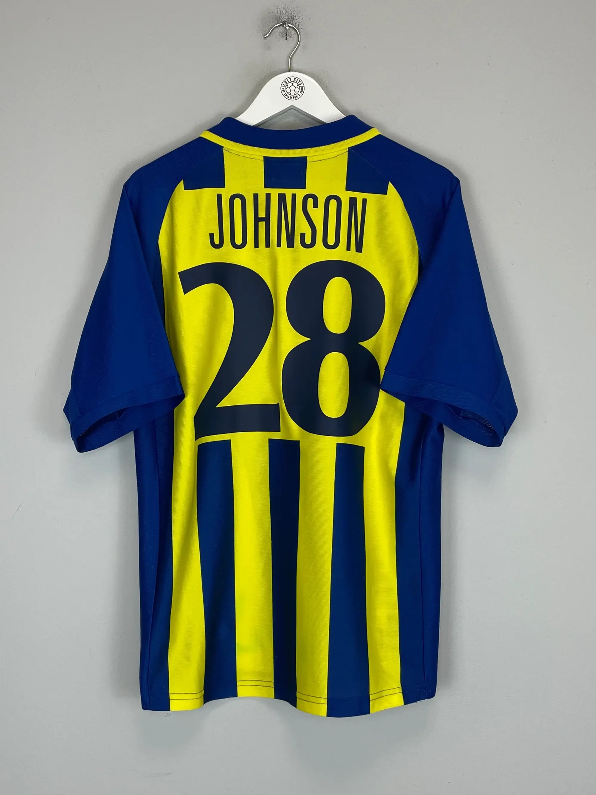 2002/03 FENERBAHCE JOHNSON #28 HOME SHIRT (L) OM | Cult Kits