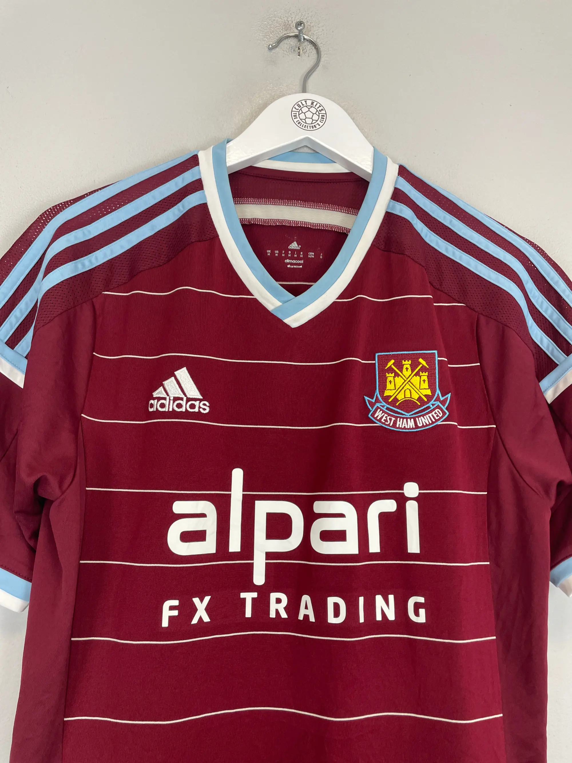 2014/15 WEST HAM NOBLE #16 HOME SHIRT (M) ADIDAS | Cult Kits