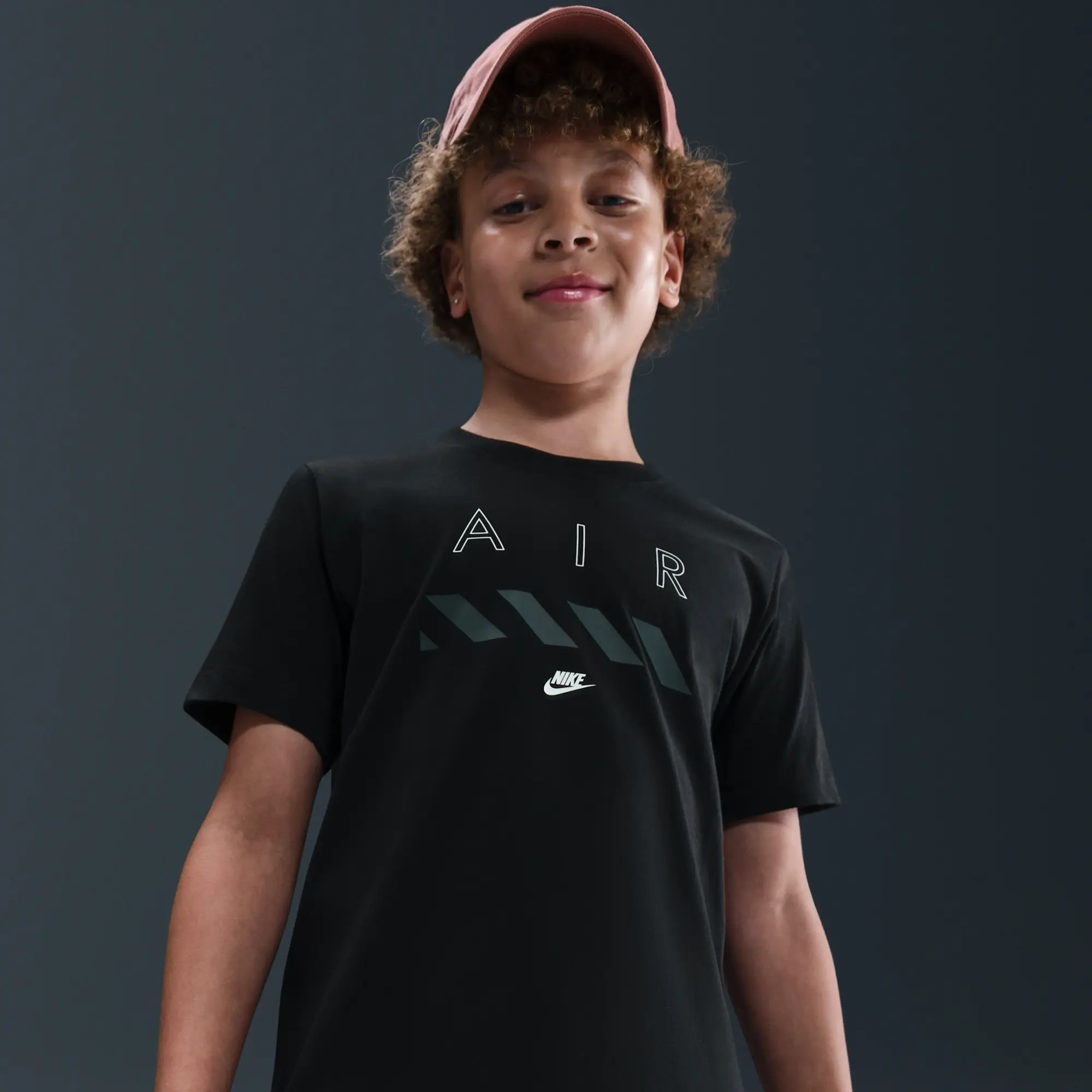 Nike Air Older Kids' T-Shirt - Black