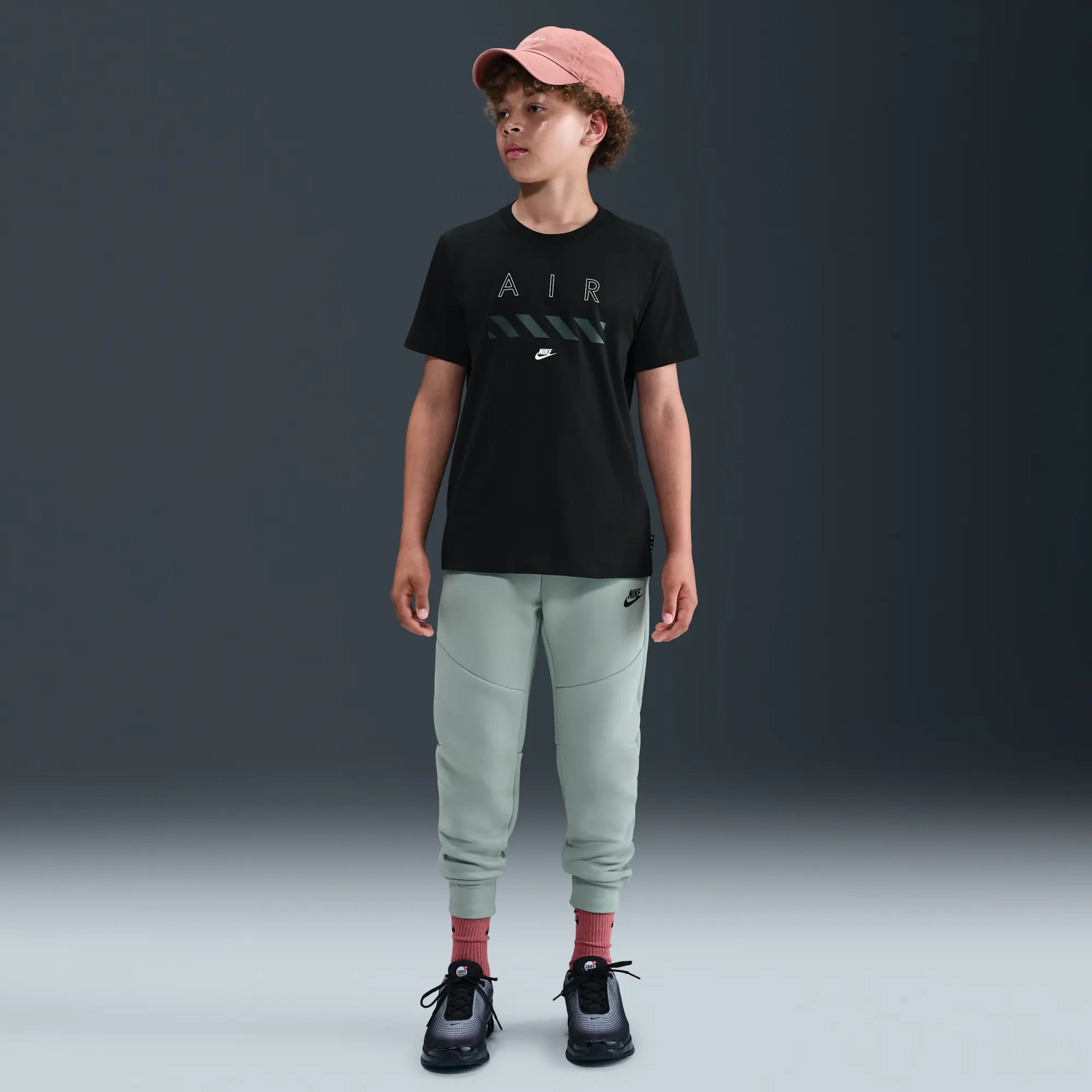 Nike Air Older Kids' T-Shirt - Black