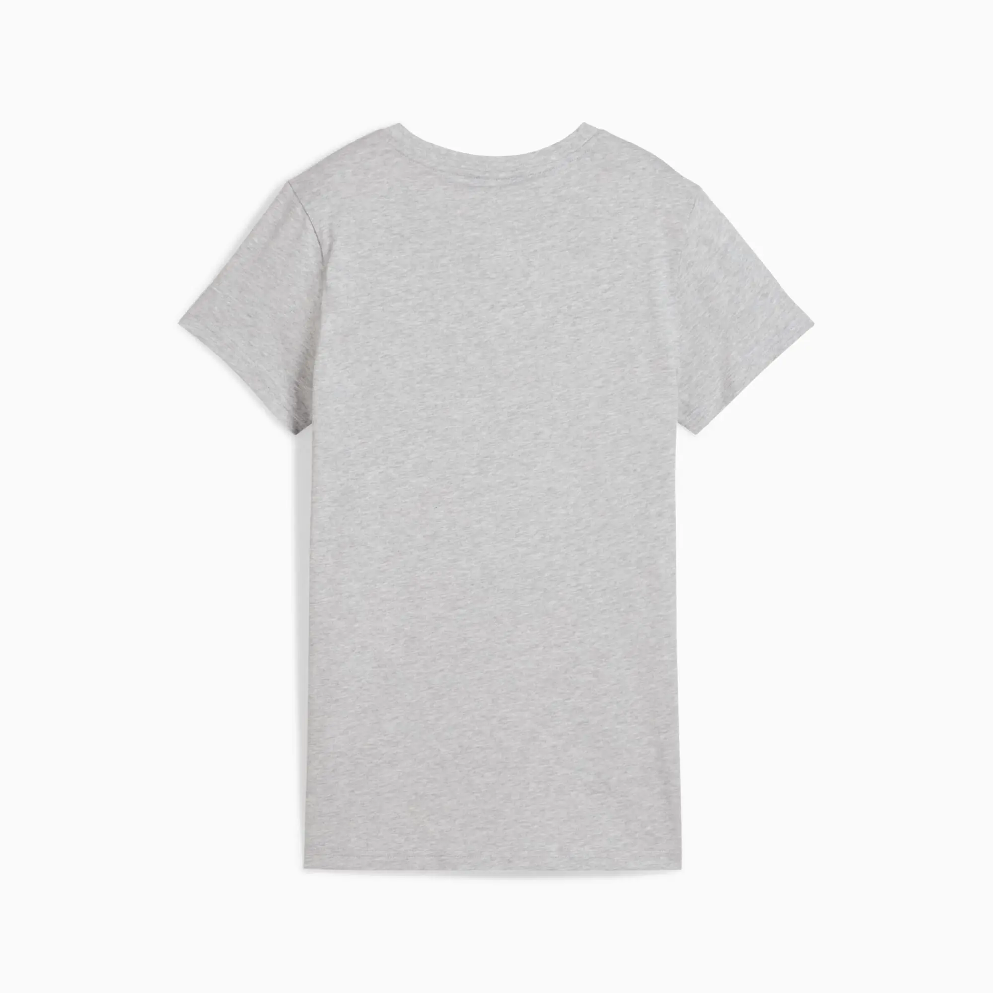PUMA Ess No. 1 Logo T-Shirt Women, Light Grey Heather, size 3XL