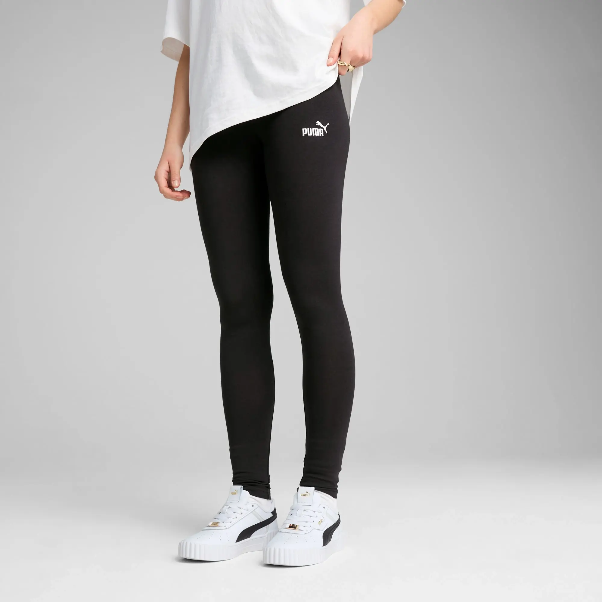 PUMA Essentials Small No. 1 Logo Leggings Women, Black, size 3XL
