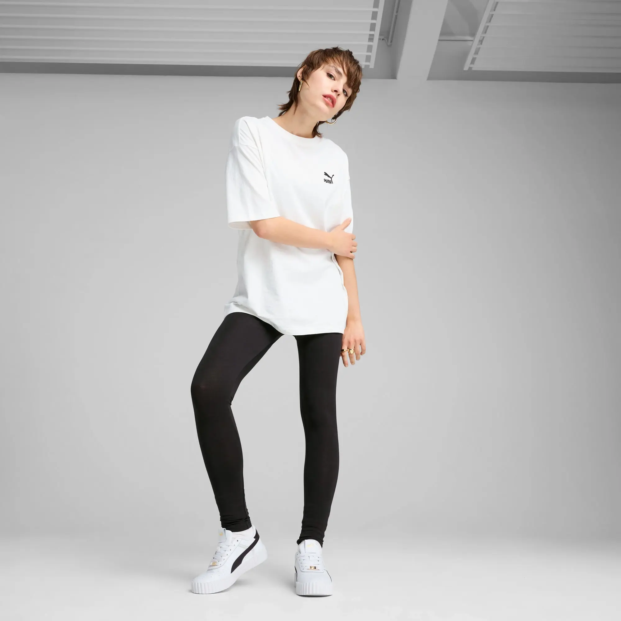 PUMA Essentials Small No. 1 Logo Leggings Women, Black, size 3XL