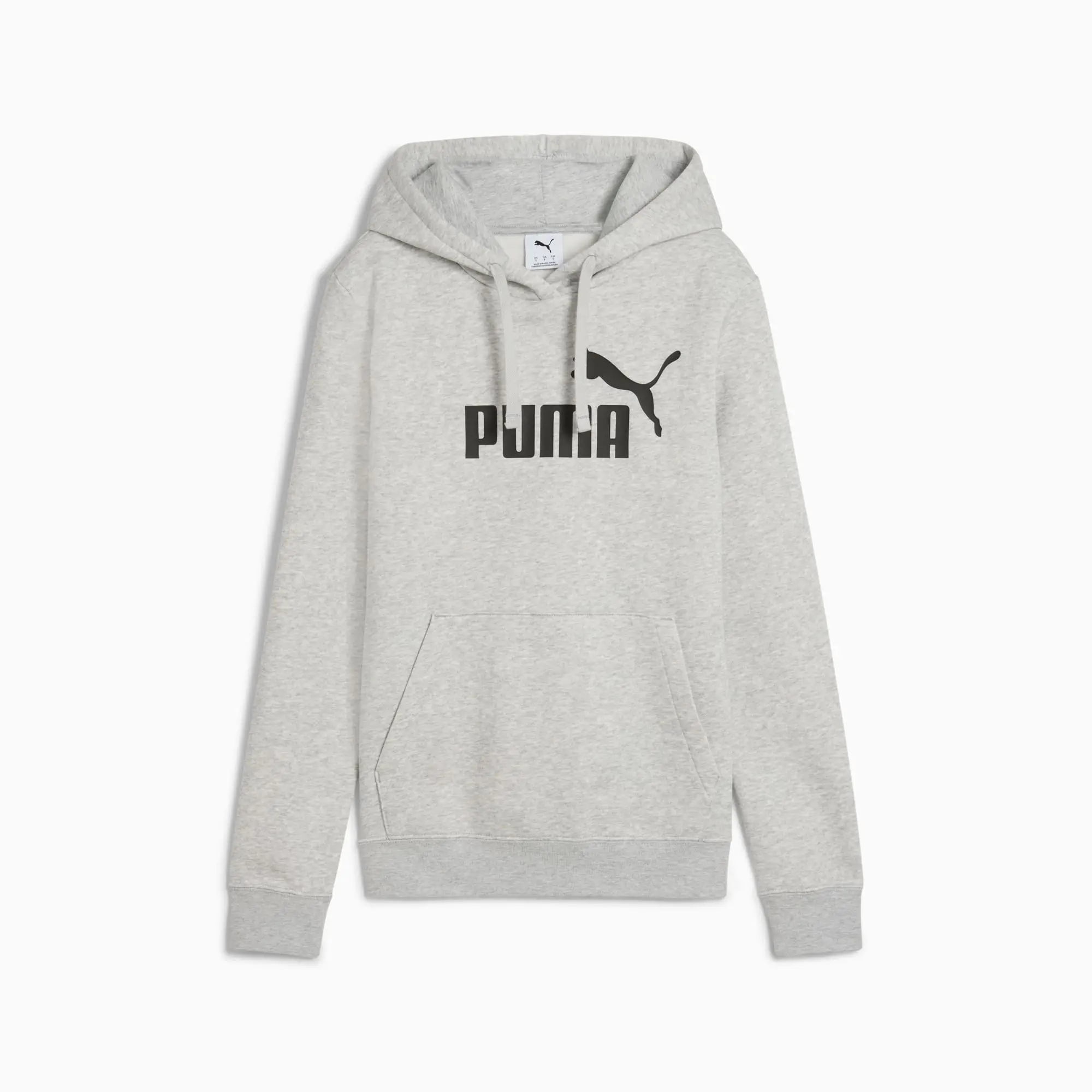 PUMA Ess No. 1 Logo Hoodie Women, Light Grey Heather, size 3XL