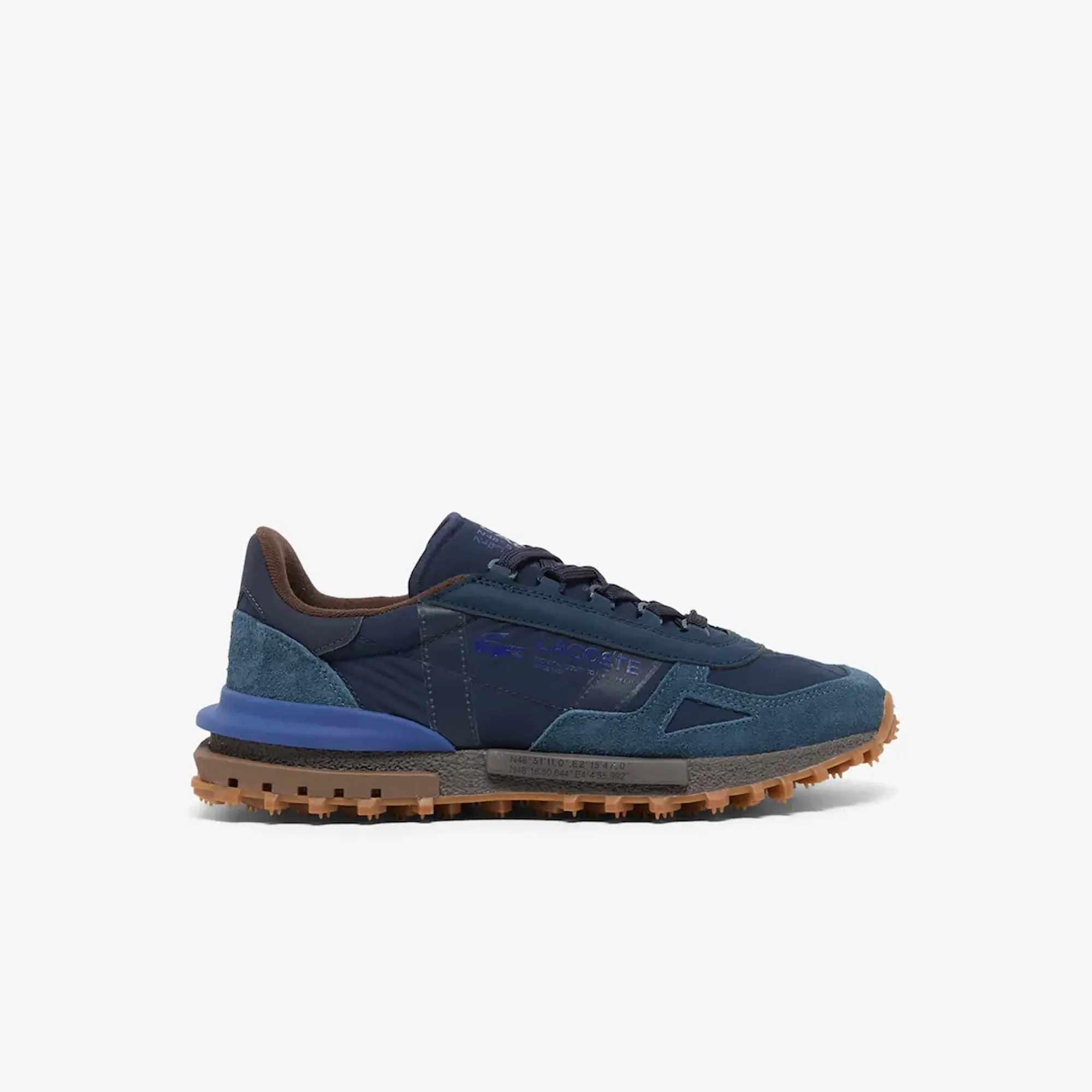 Lacoste Men's Elite Active Sneakers - Navy / Brown