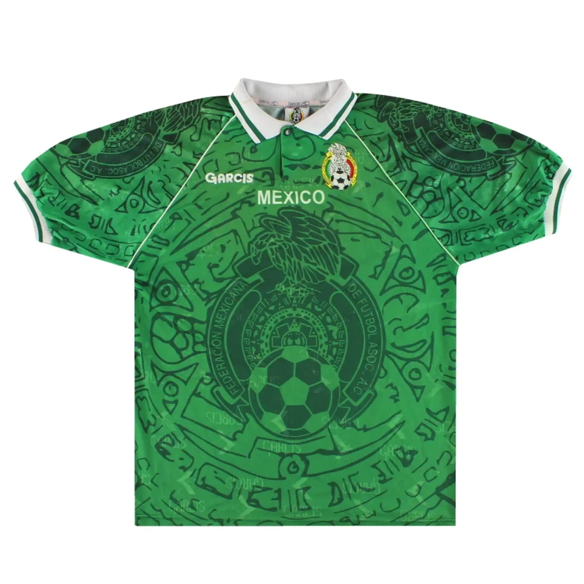 1999 Mexico Garcis Home Shirt L - Mexico / Very Good / Large