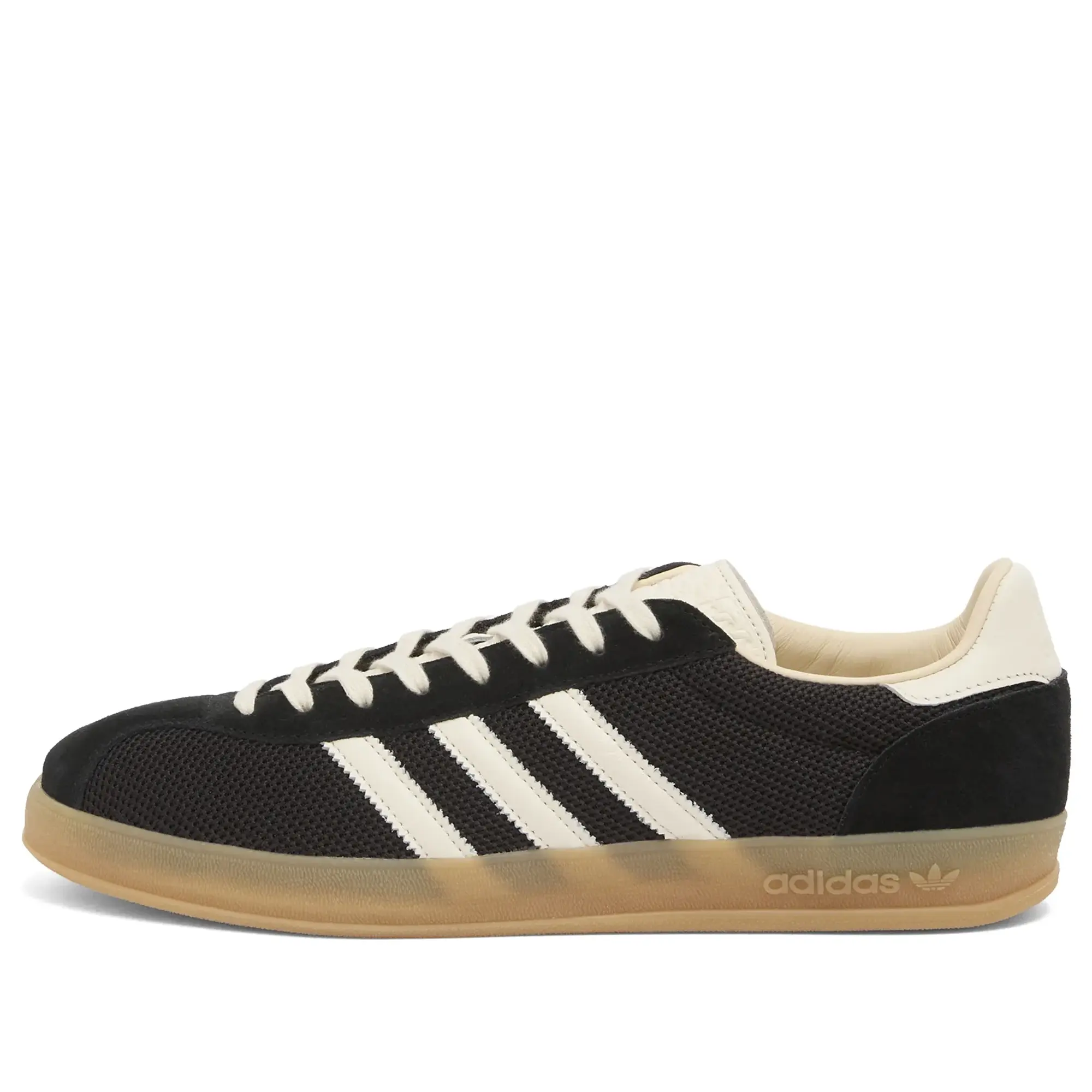 Adidas Men's Gazelle Indoor Pro Sneaker Core Black/Off White/Warm Sandstone