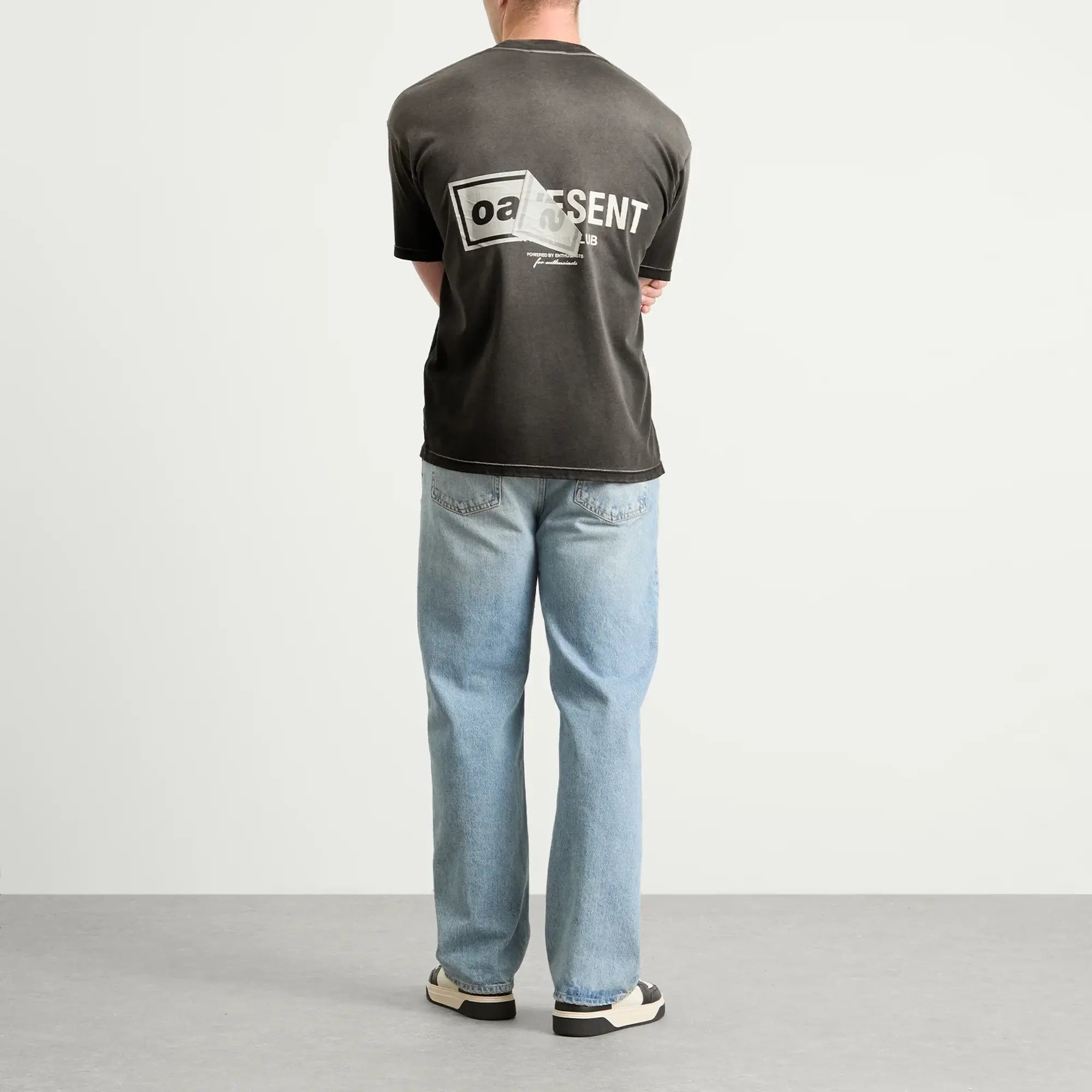 Represent Men's Oasis Owners Club T-Shirt Stained Black