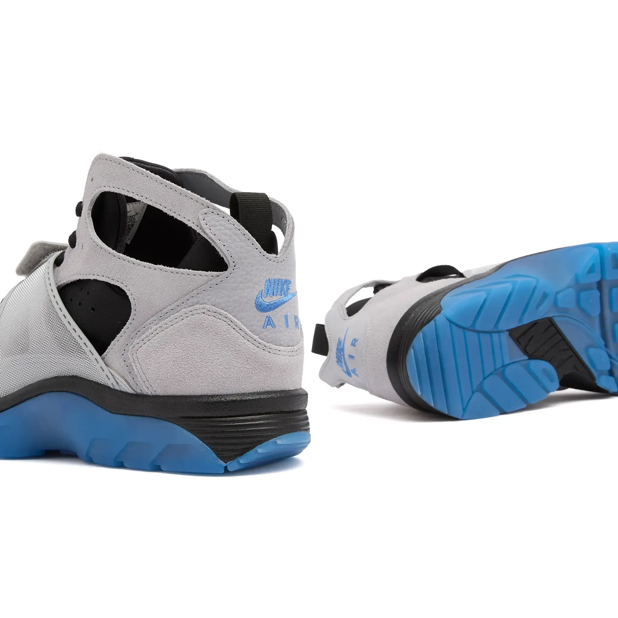 Nike Men's Air Trainer Huarache Se Sneaker Grey/Blue/Silver
