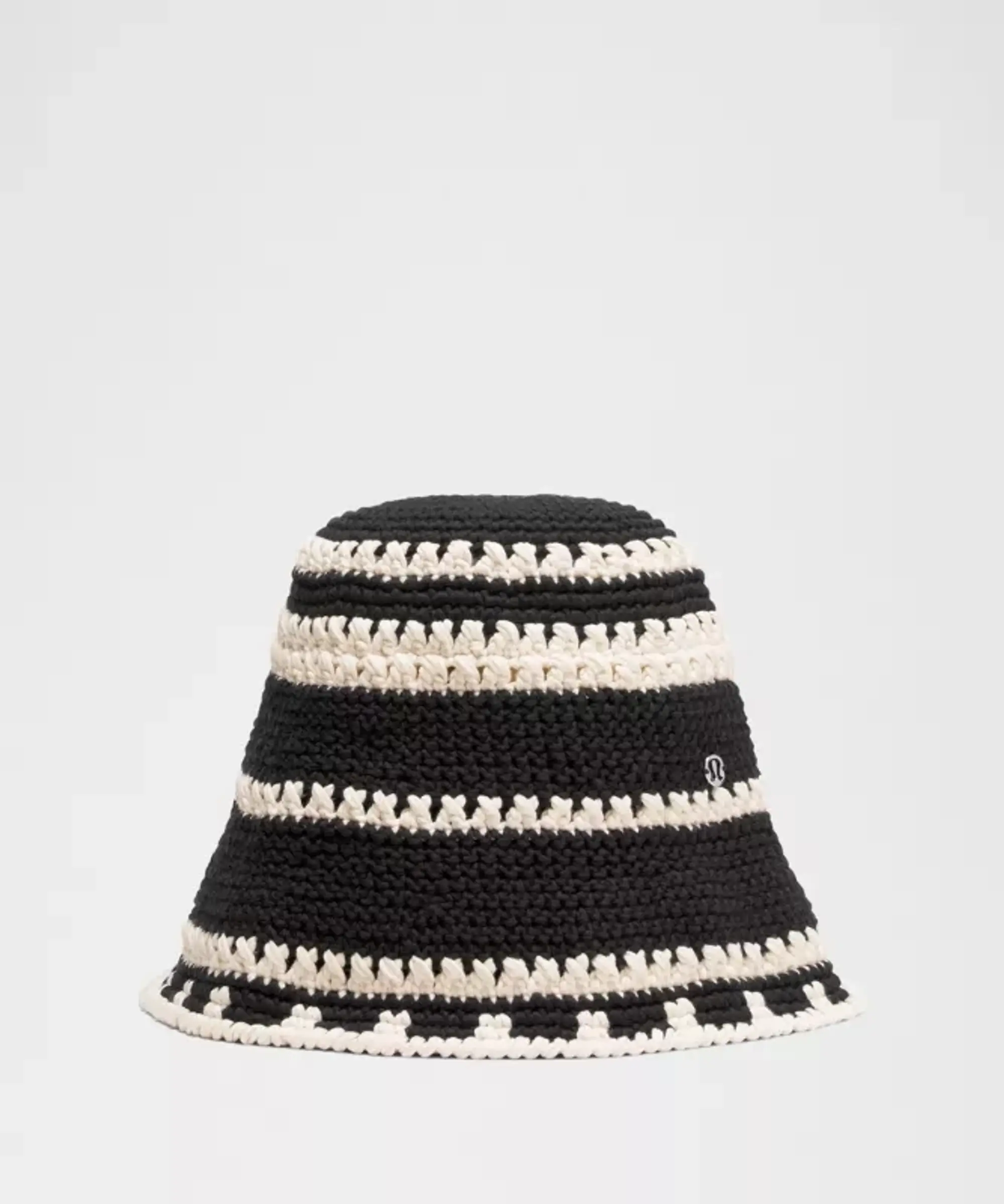 lululemon – Cotton Crochet Bucket Hat – Color Black – Size M/L