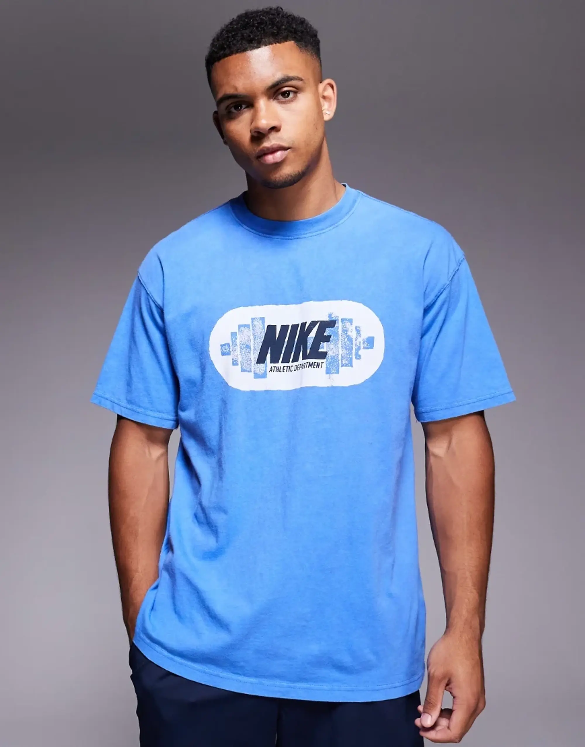 Nike Training M90 Heritage Graphic T-Shirt In Blue