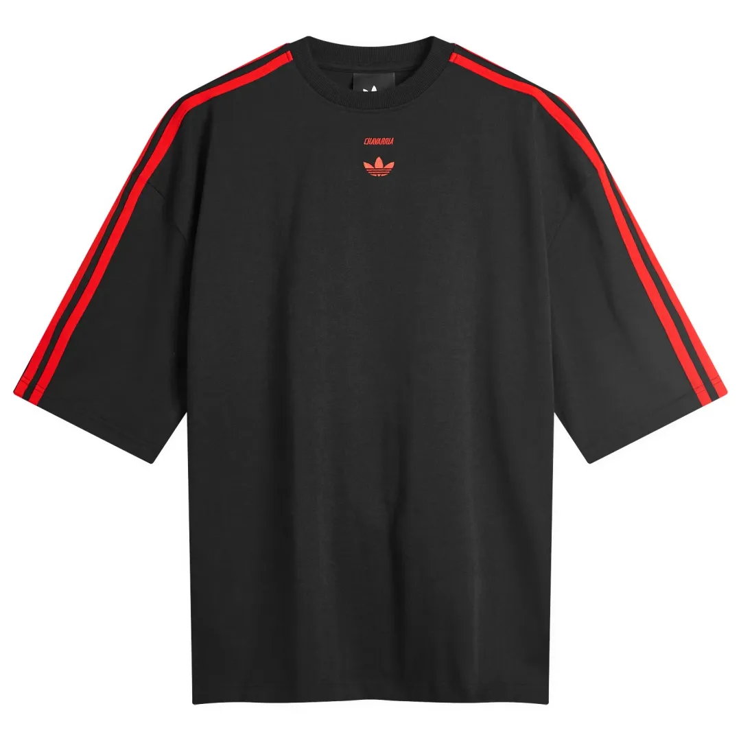 Adidas Men's x Willy Chavarria Ss T-Shirt Black | JW1447 | FOOTY.COM