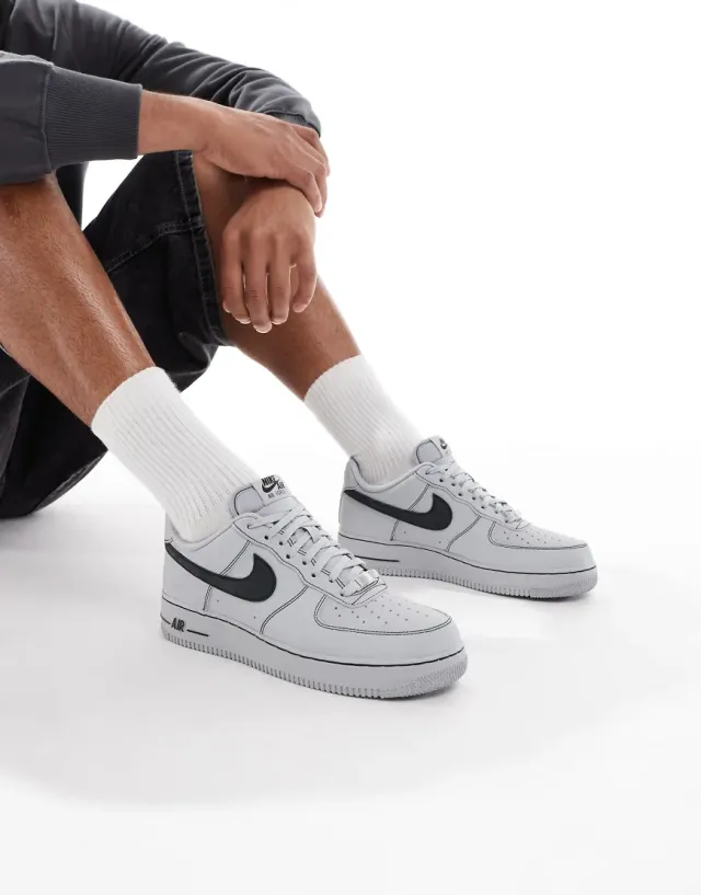 Mens Trainers Nike Air Force Jd Sports Uk Nike Air Force Low Grey